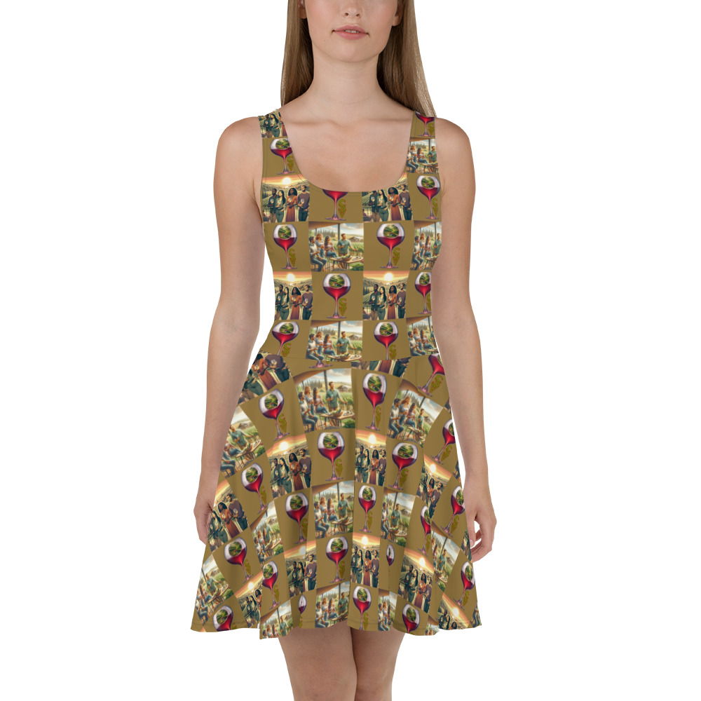 SYV Wine Taster Skater Dress - Image 2