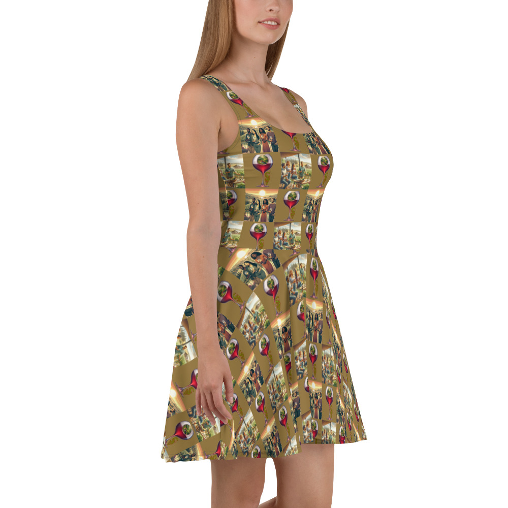 SYV Wine Taster Skater Dress - Image 4