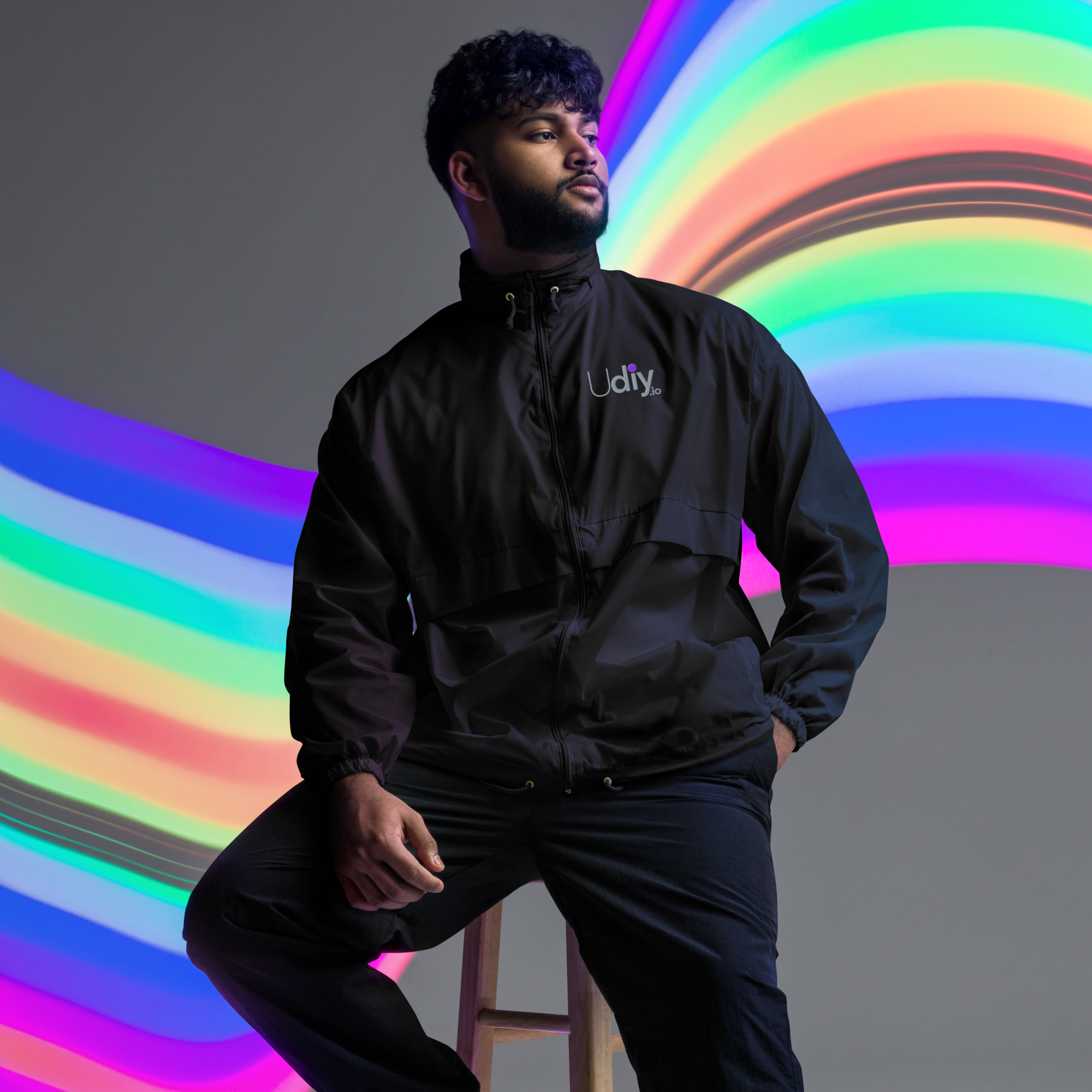 Udiy Unisex Windbreaker - Image 2