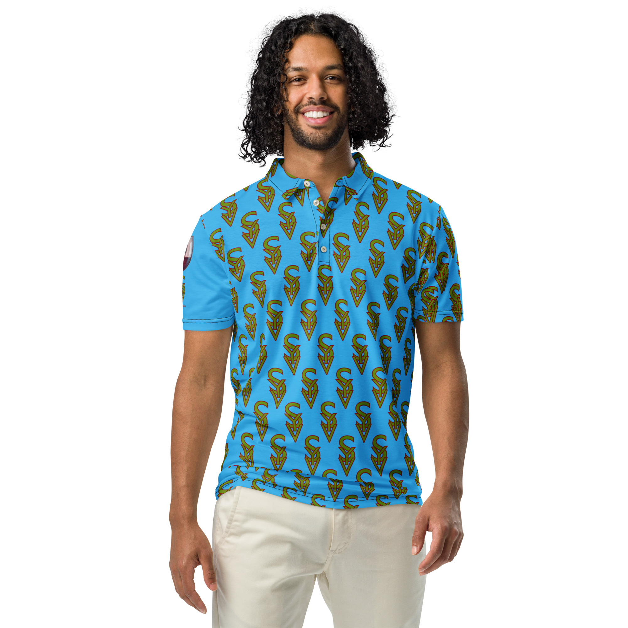SYV Men’s Slim Fit Polo - Image 2