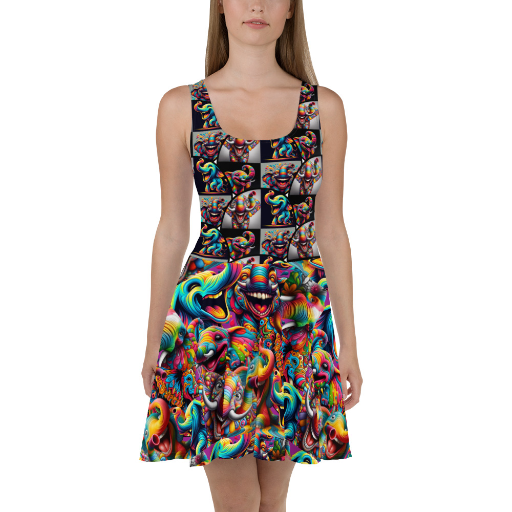 HappyJoy Skater Dress