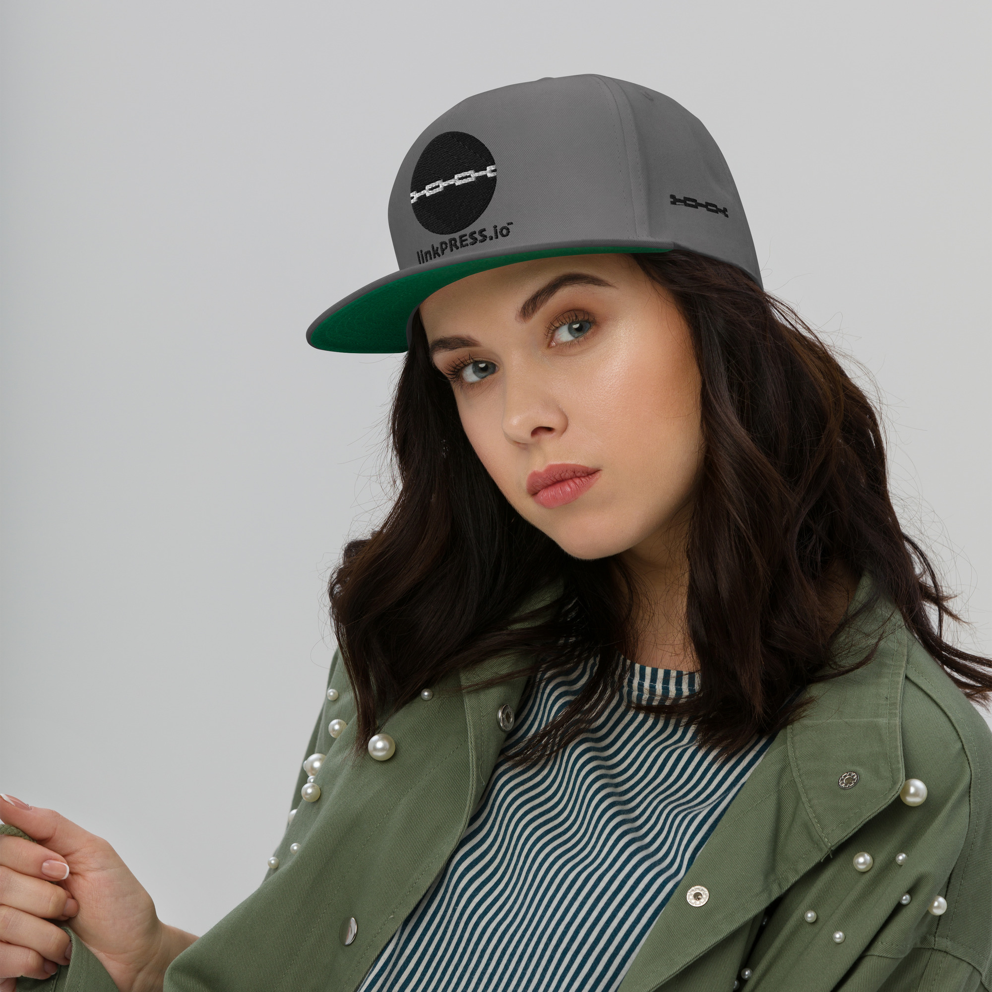 linkPRESS Flat Bill Cap - Image 2