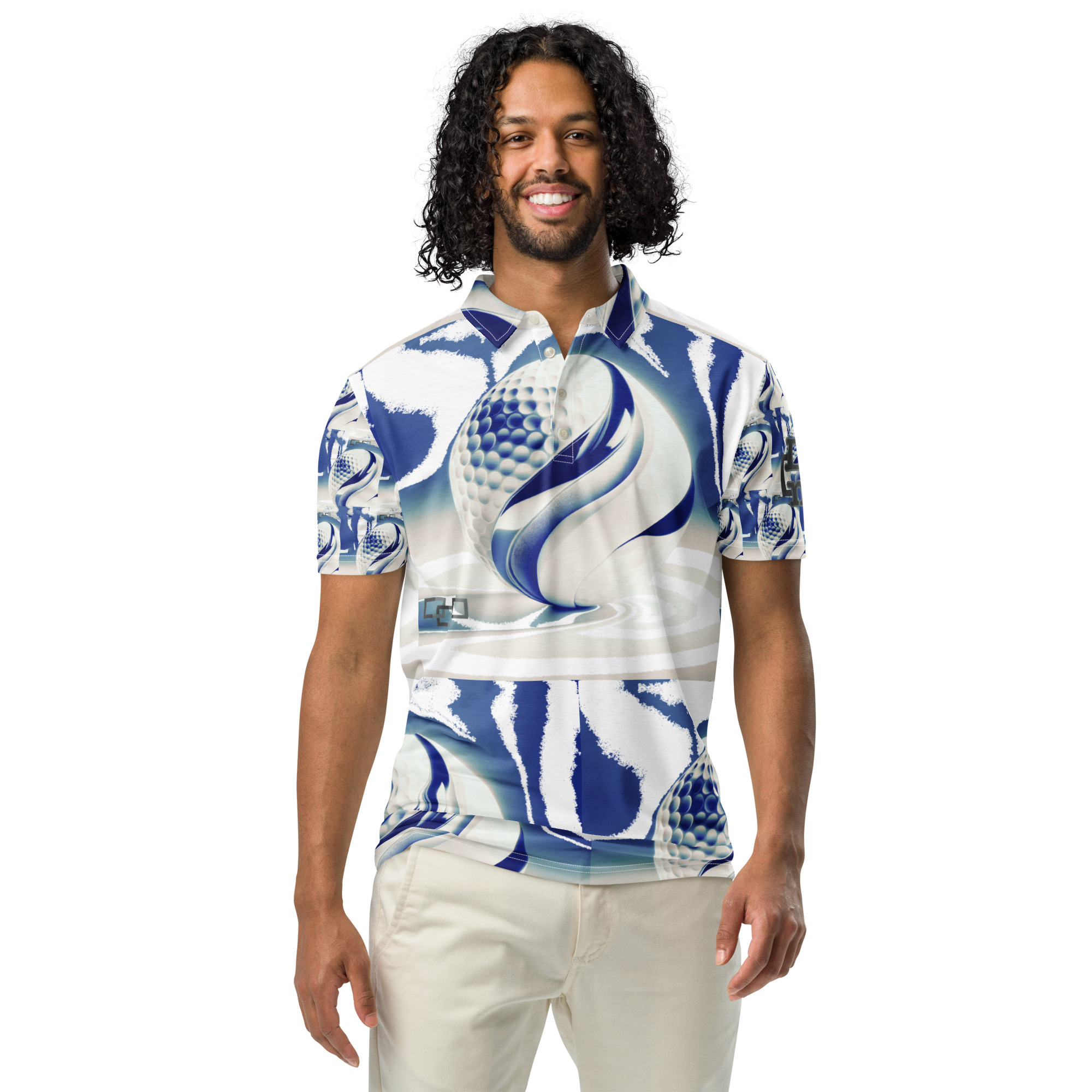 LINK Golf Men’s SLIM Fit Polo