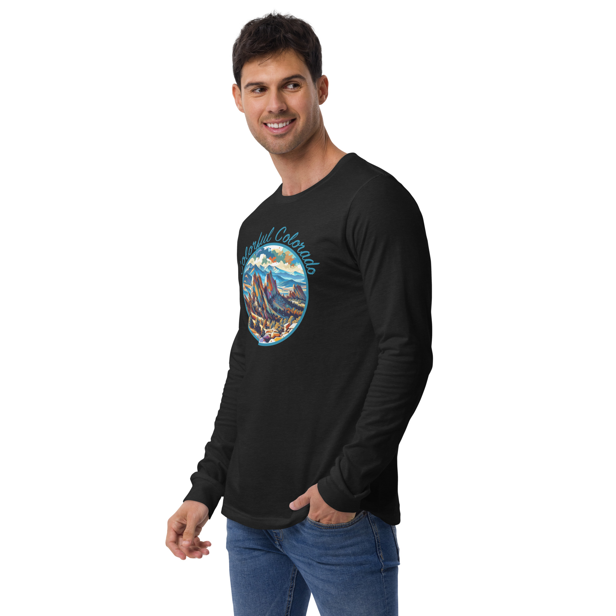 Colorful Colorado Unisex Long Sleeve T - Image 2