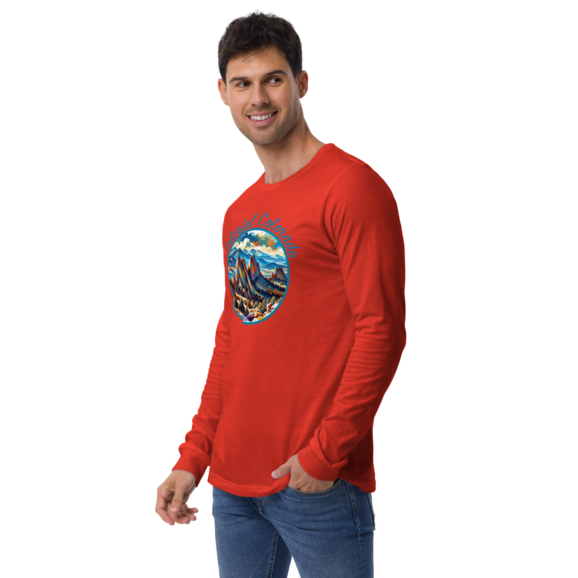 Colorful Colorado Unisex Long Sleeve T - Image 4