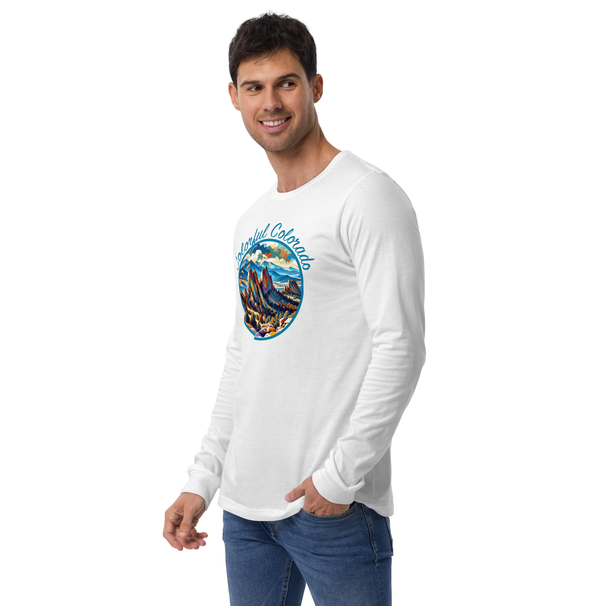 Colorful Colorado Unisex Long Sleeve T - Image 6