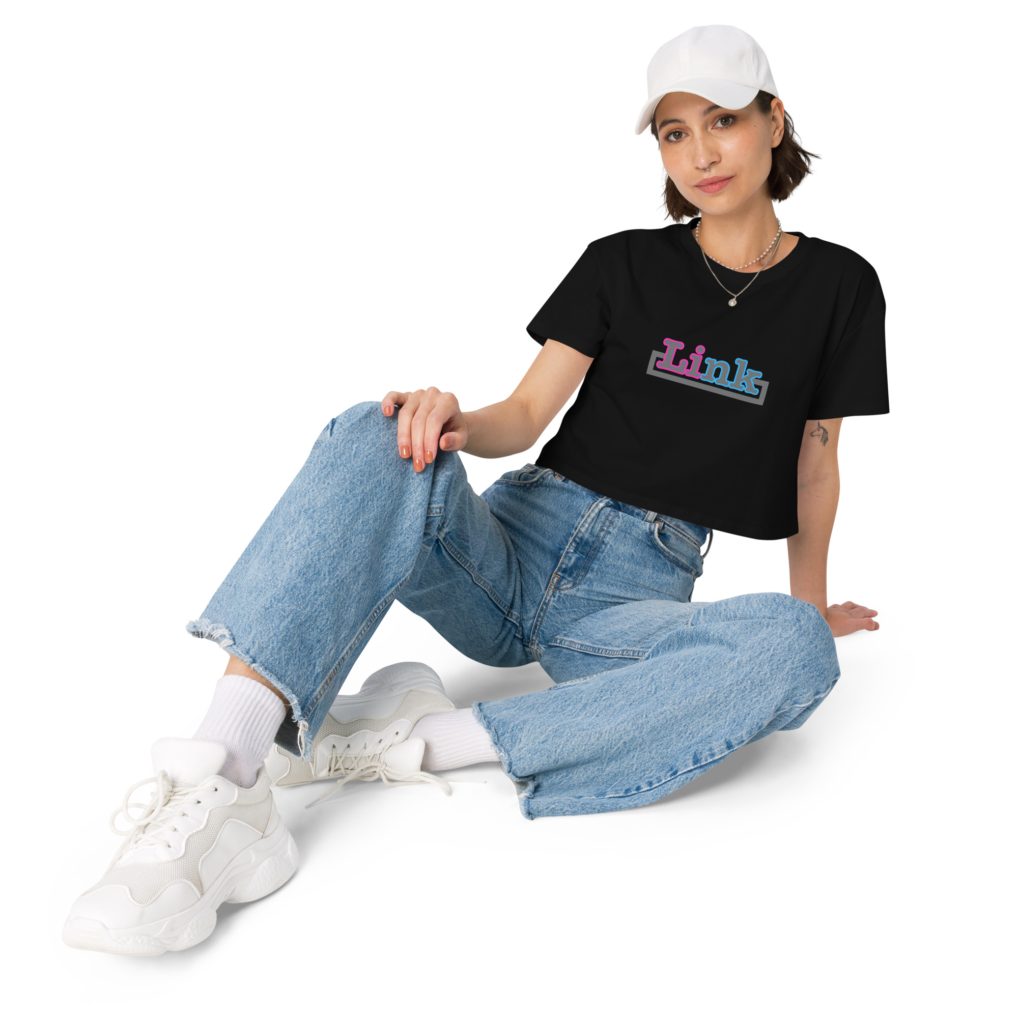 LINK Women’s Crop Top - Image 2