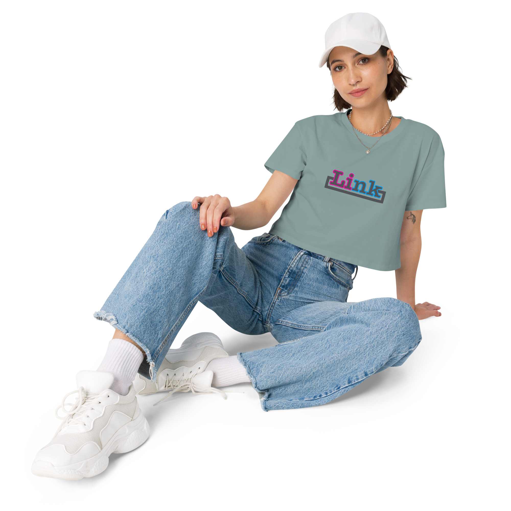 LINK Women’s Crop Top - Image 3