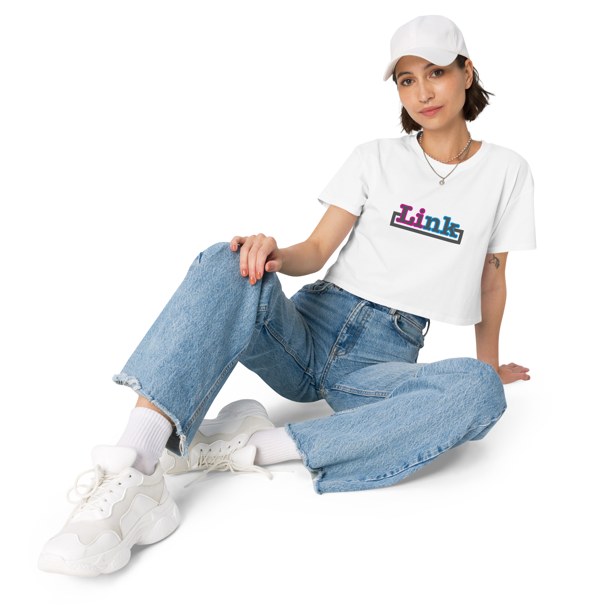LINK Women’s Crop Top - Image 4