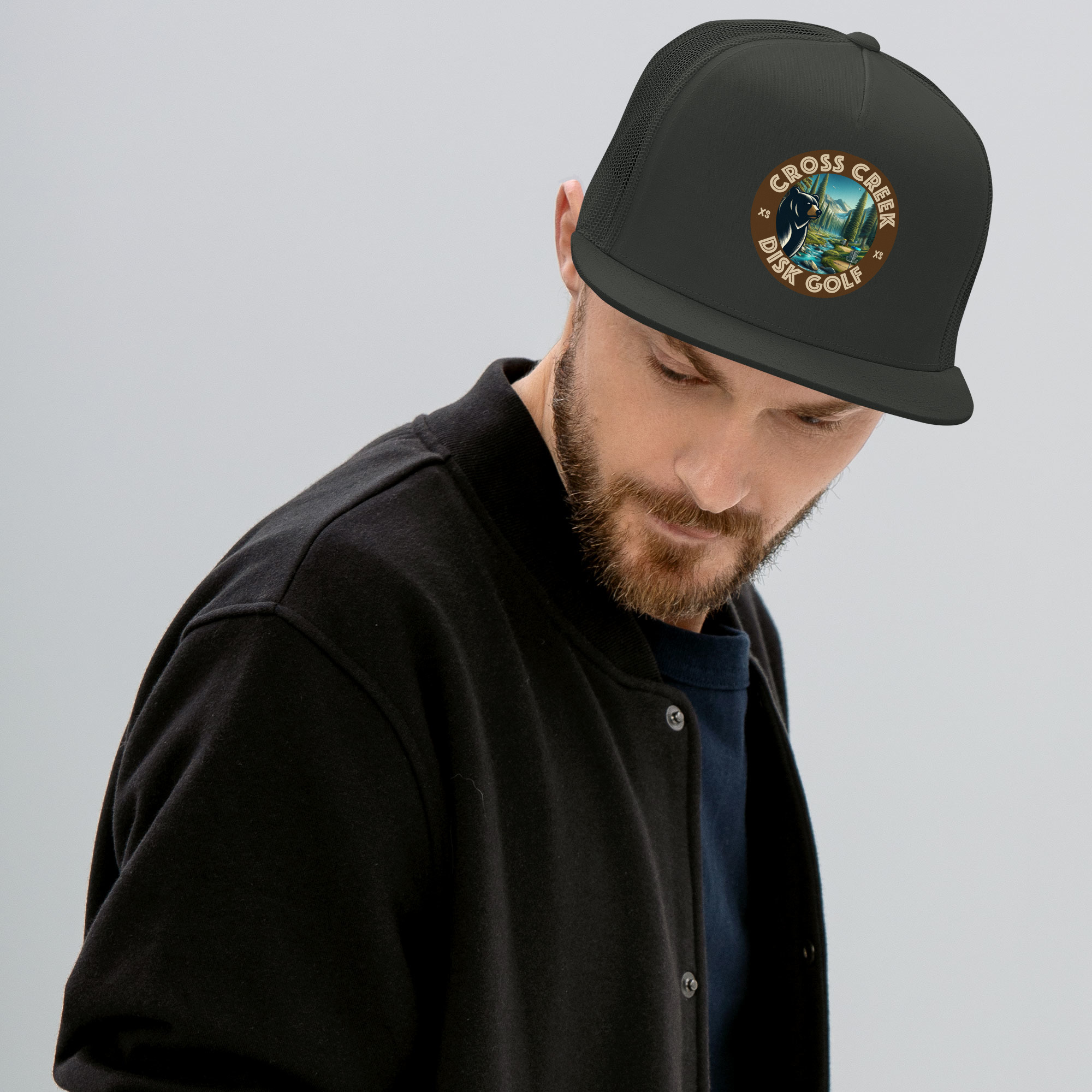 Cross Creek Disc Golf Trucker Cap DTG Print - Image 3