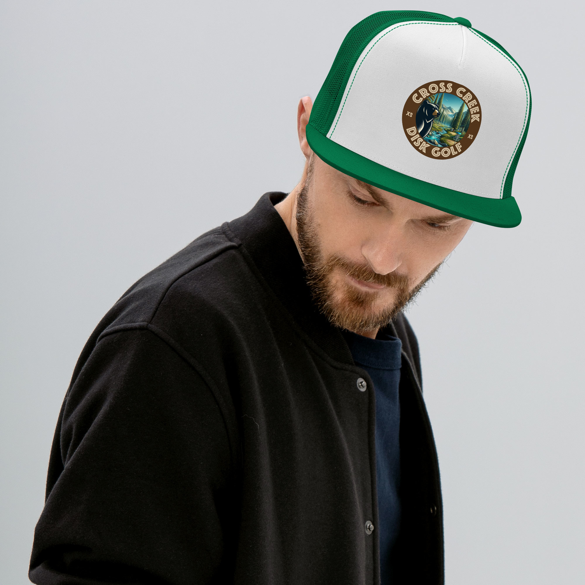 Cross Creek Disc Golf Trucker Cap DTG Print - Image 5