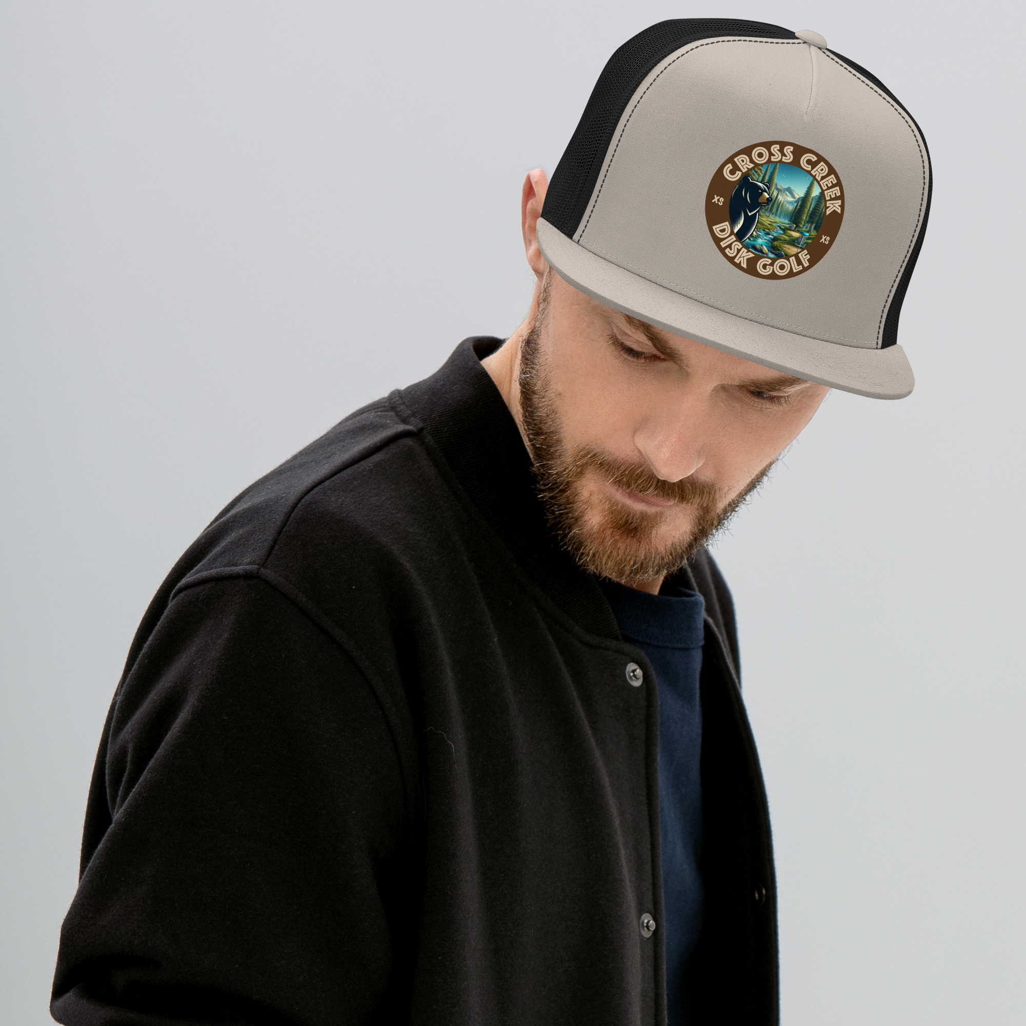 Cross Creek Disc Golf Trucker Cap DTG Print - Image 4