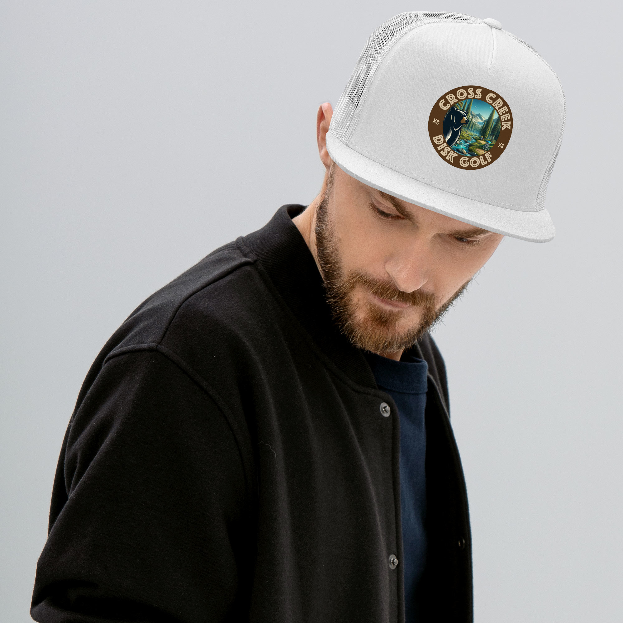 Cross Creek Disc Golf Trucker Cap DTG Print - Image 6