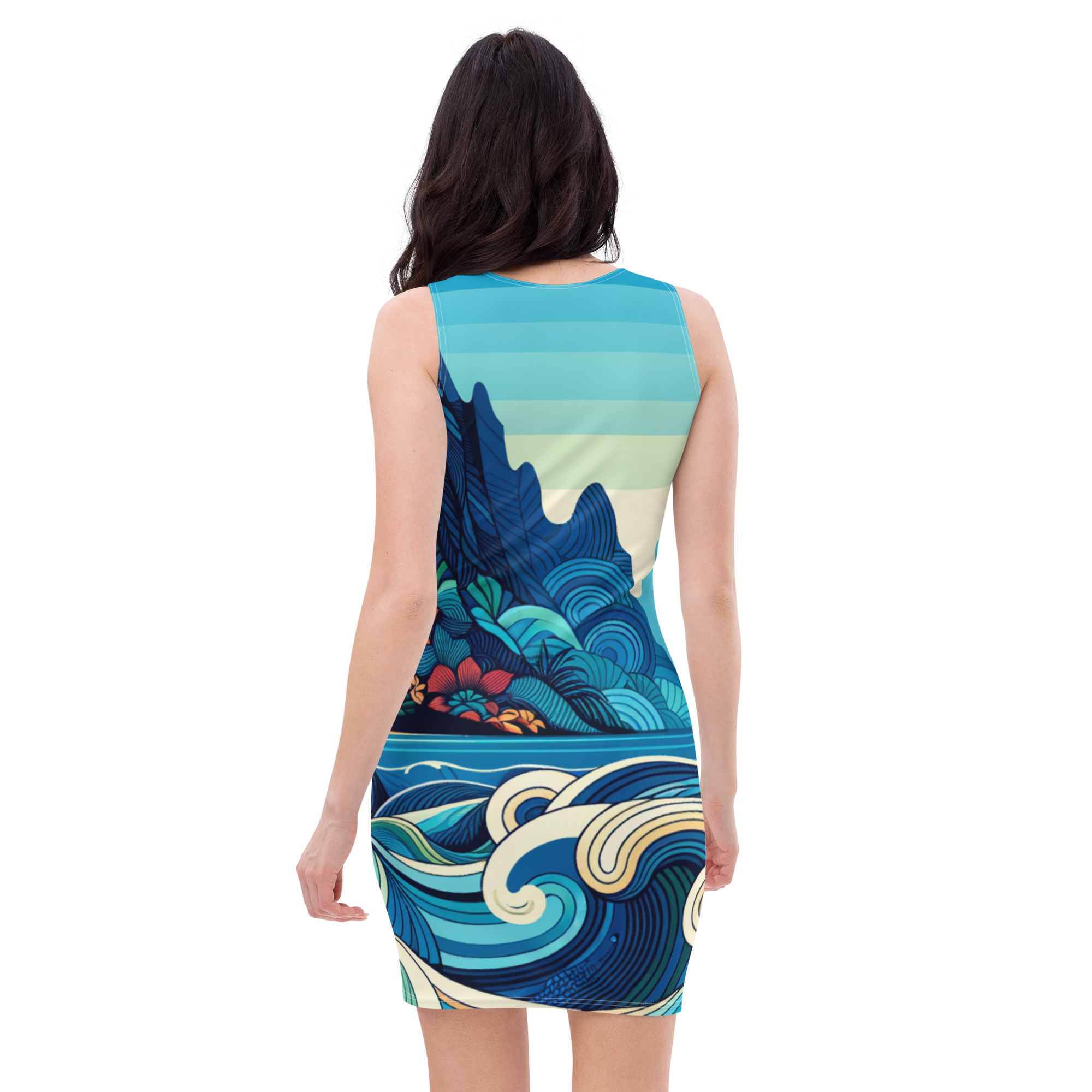 Mauka 2 Makai Bodycon Dress - Image 3