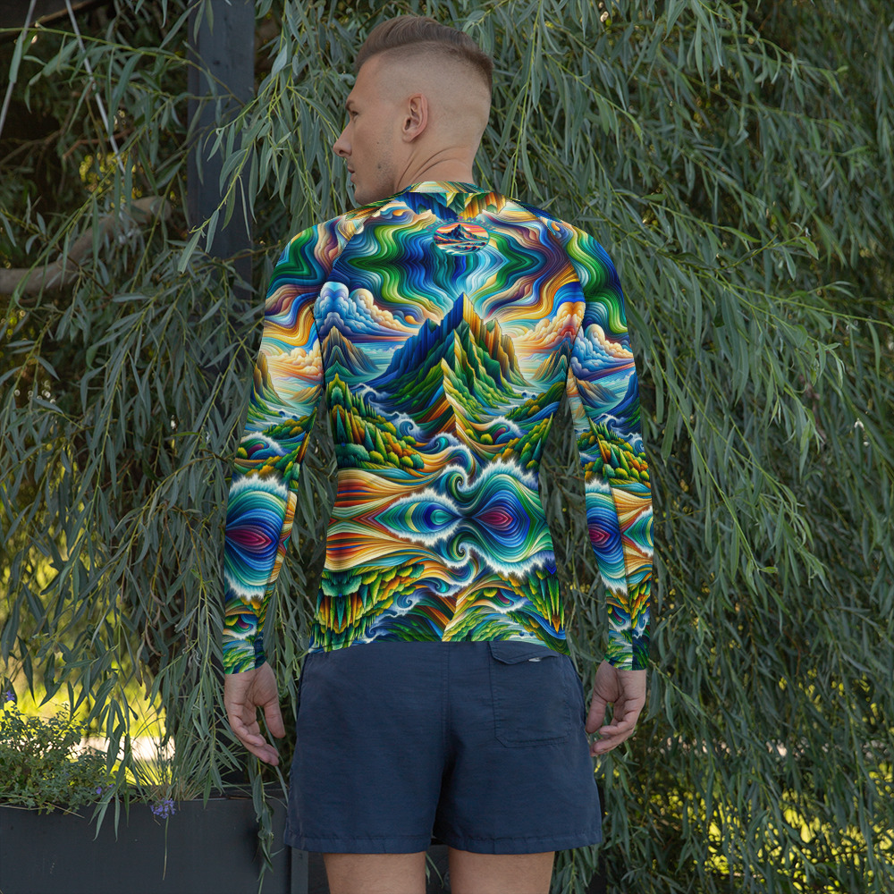 Mauka 2 Makai Men's Rash Guard - Image 4