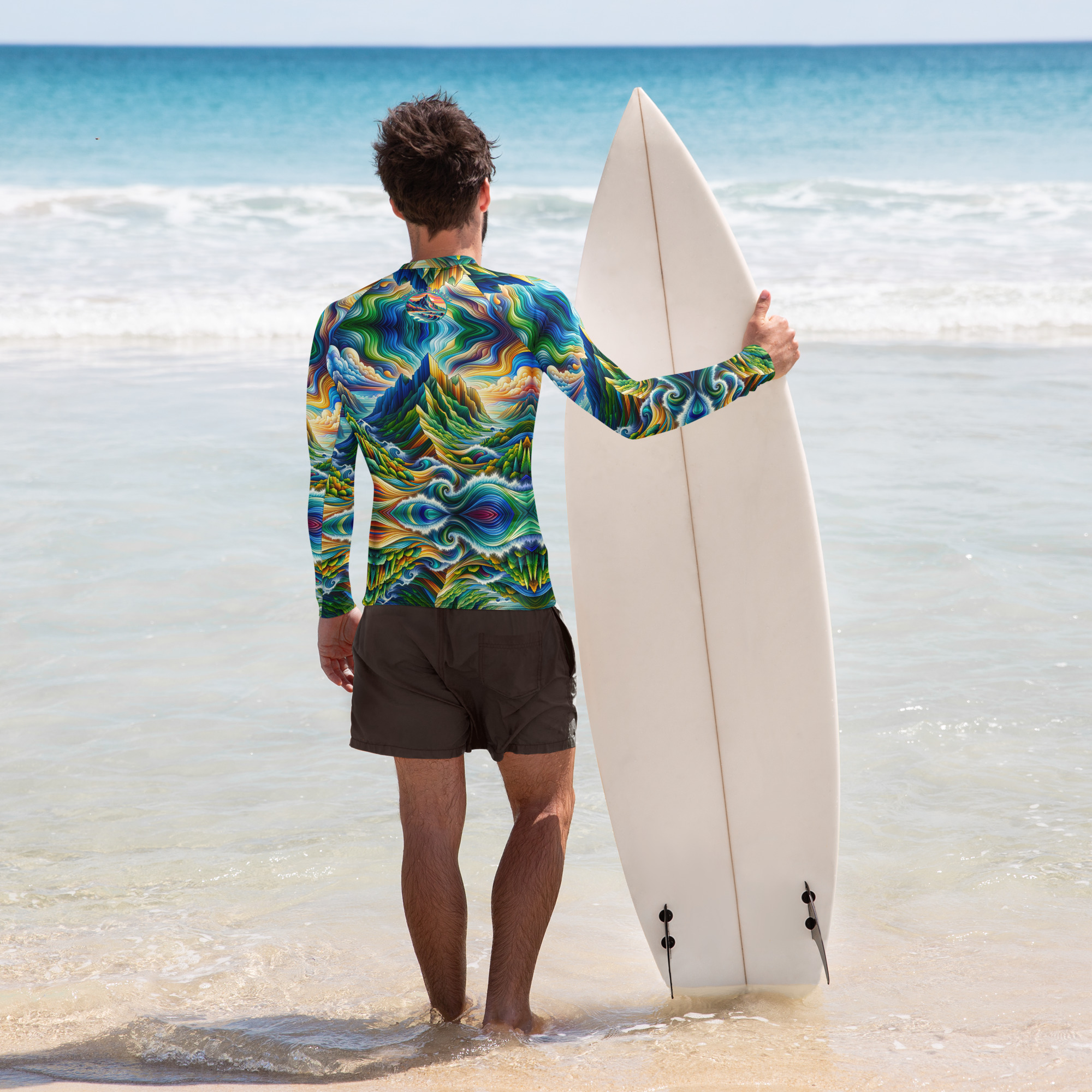 Mauka 2 Makai Men's Rash Guard - Image 5
