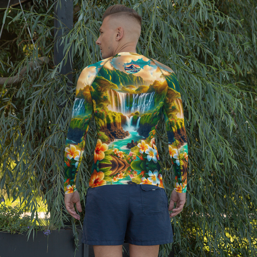 Mauka 2 Makai Men's Rash Guard - Image 3