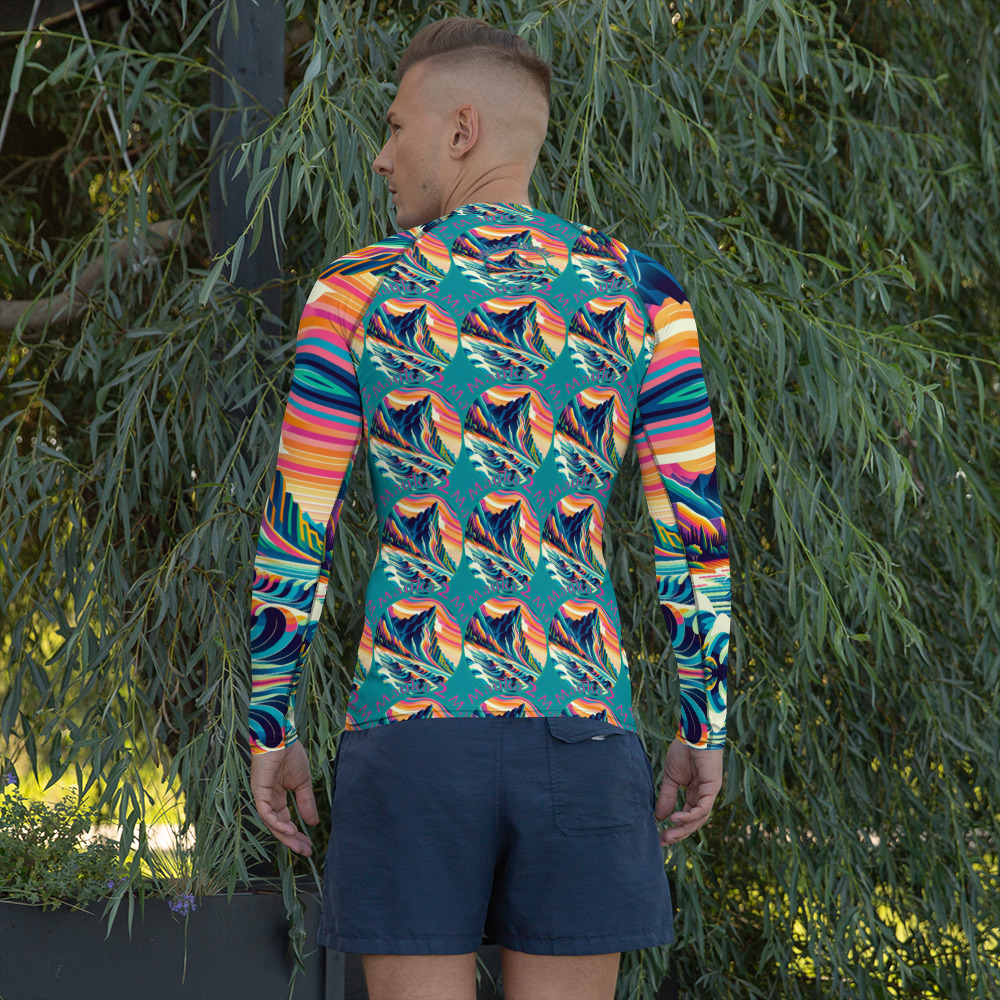 Mauka 2 Makai Men's Rash Guard - Image 2