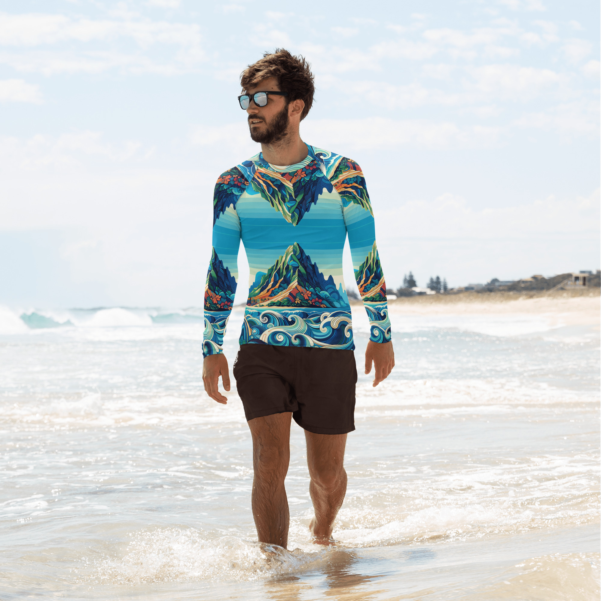 Mauka 2 Makai Men's Rash Guard