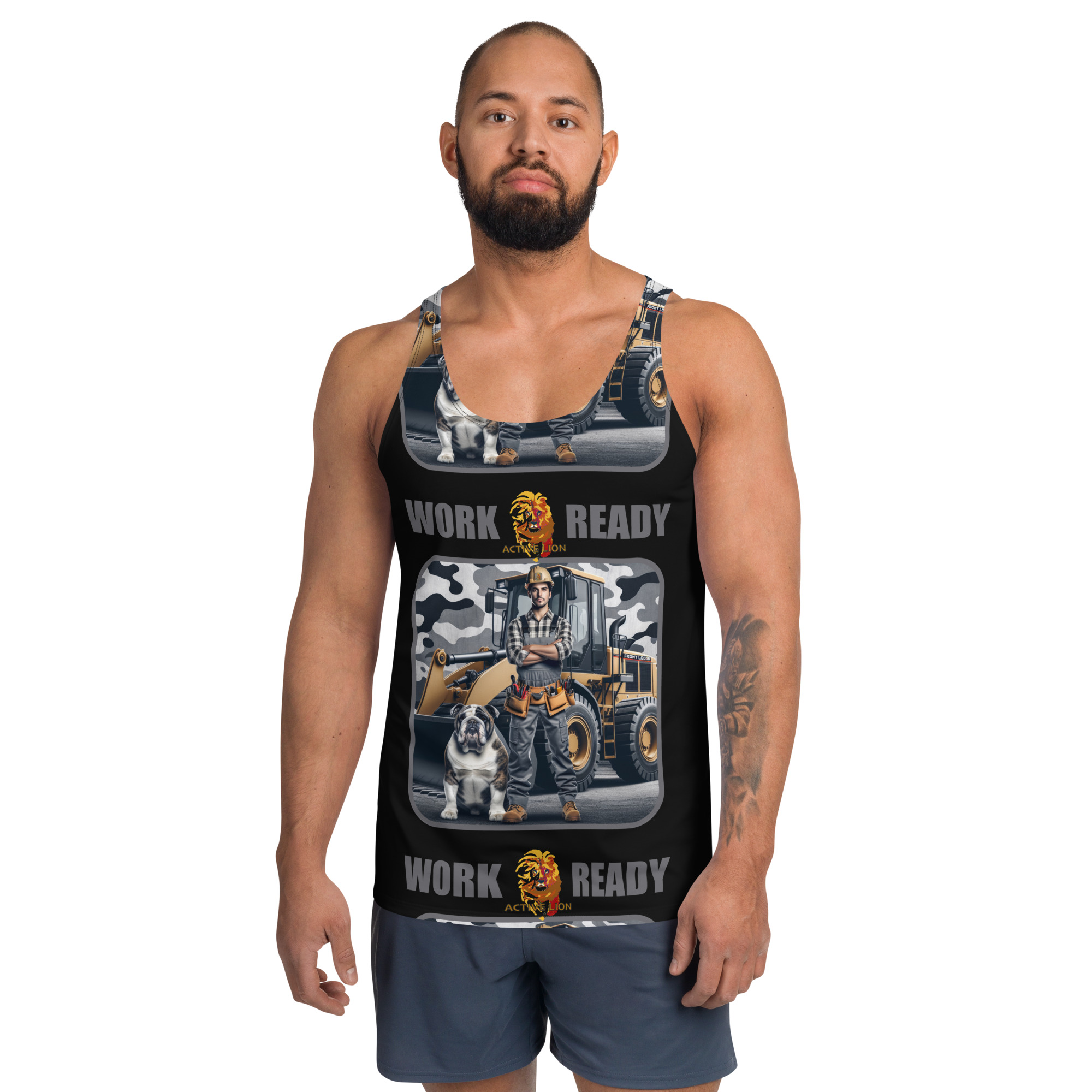 Active Lion Work Ready Unisex Tank Top - Image 2