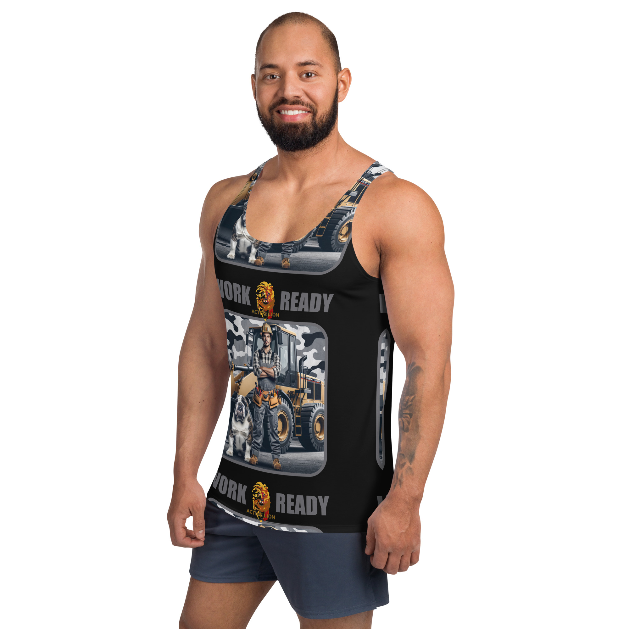 Active Lion Work Ready Unisex Tank Top