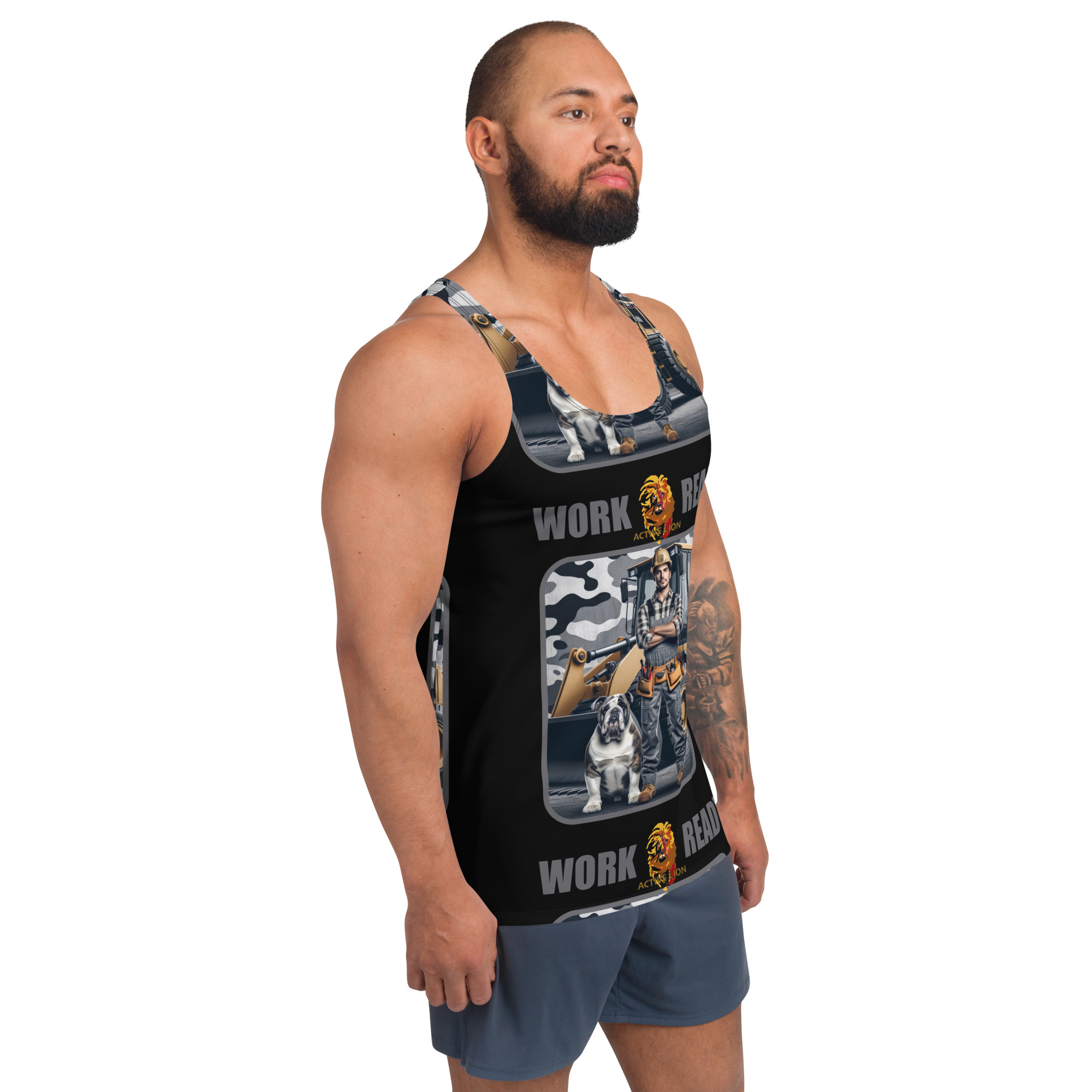 Active Lion Work Ready Unisex Tank Top - Image 3