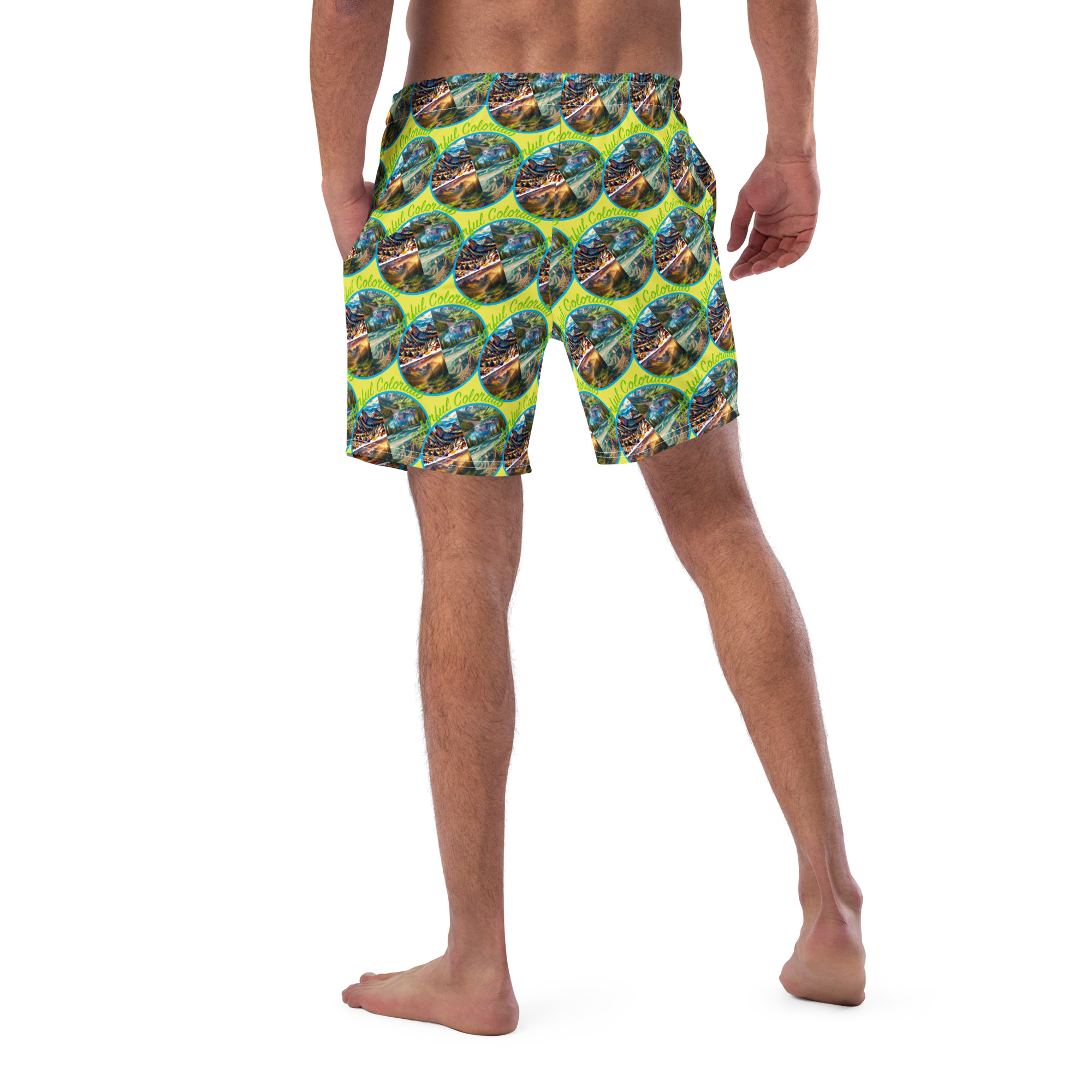 Colorful Colorado Swim Trunks - Image 5