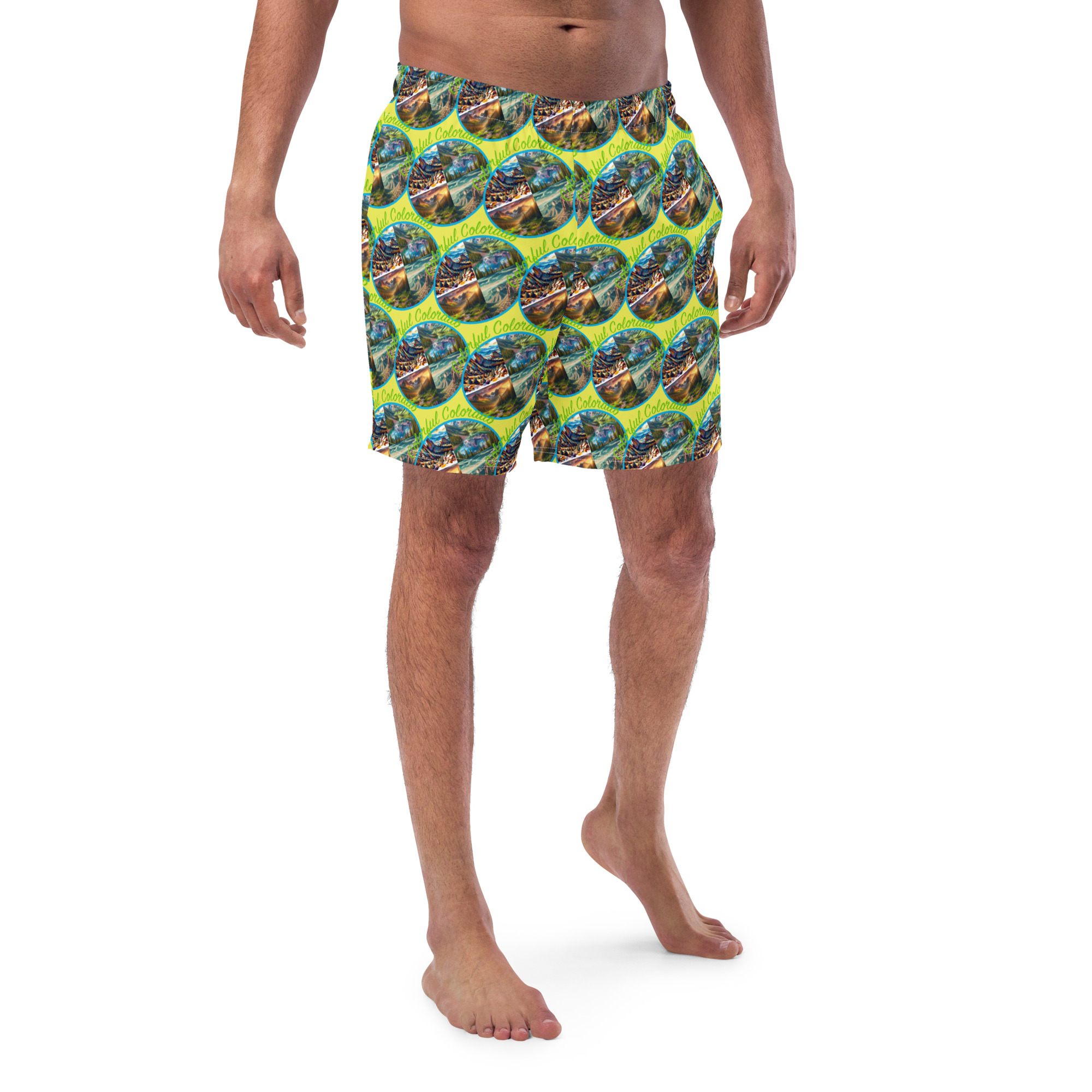 Colorful Colorado Swim Trunks