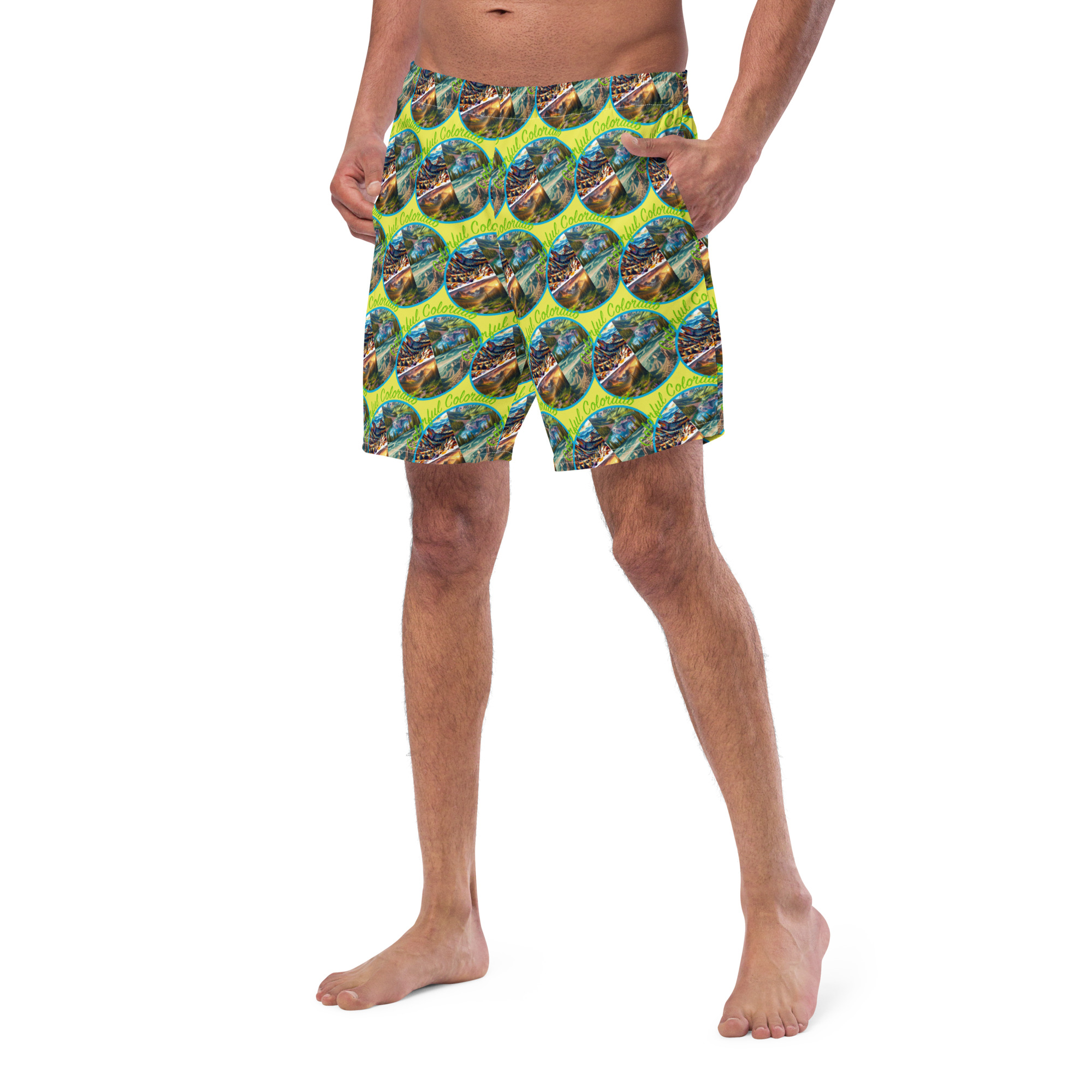 Colorful Colorado Swim Trunks - Image 3