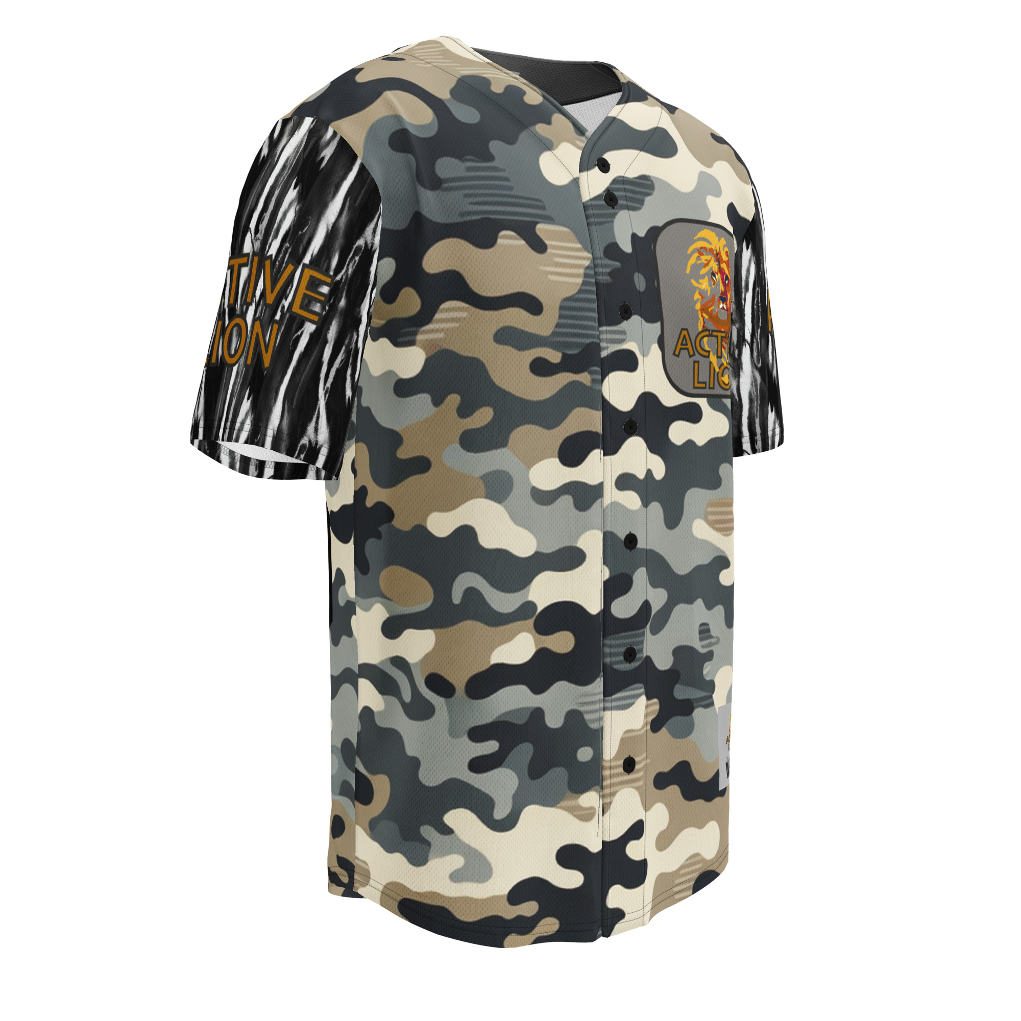 Active Lion Baseball Jersey - Image 4