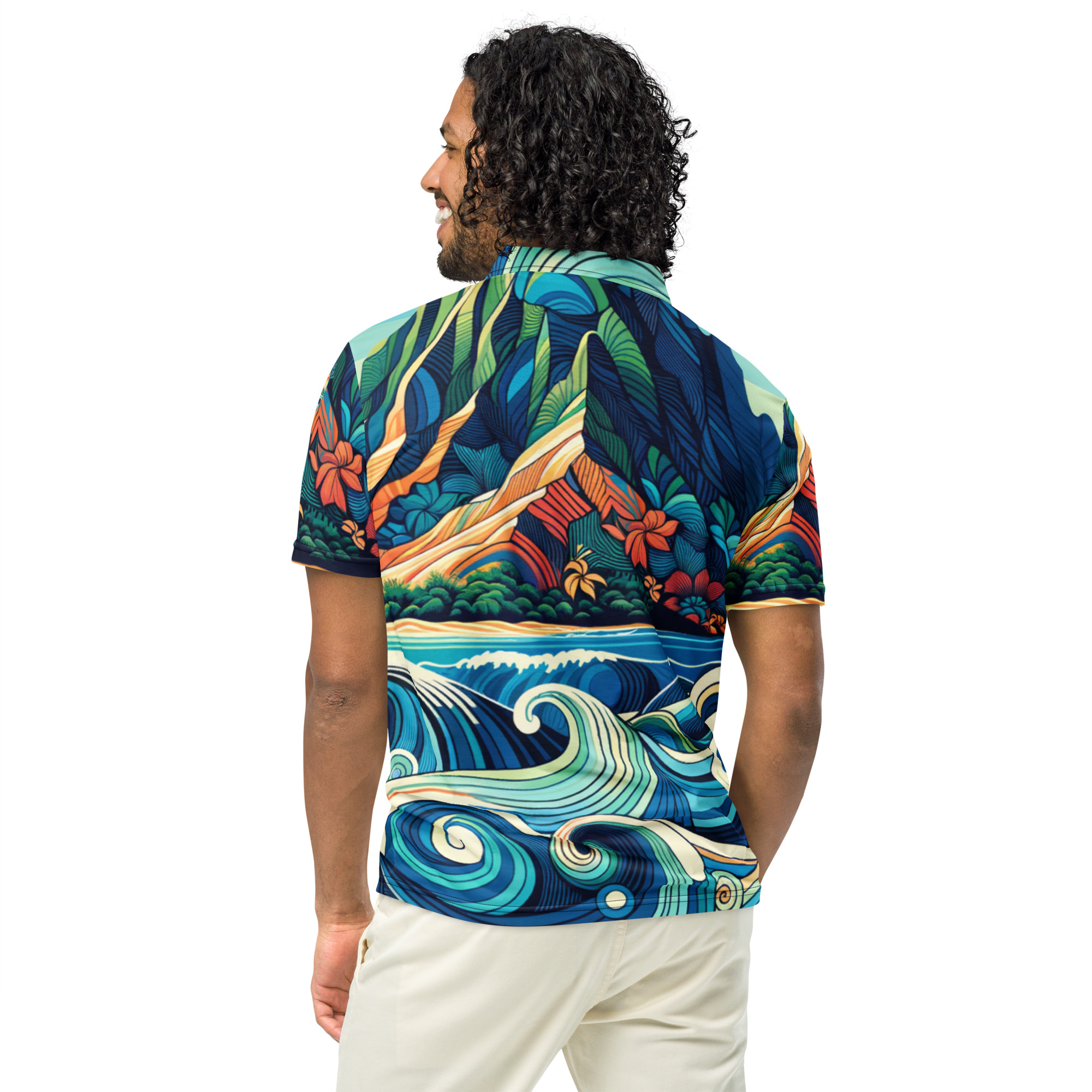 Mauka 2 Makai Men’s Slim Fit Polo - Image 4