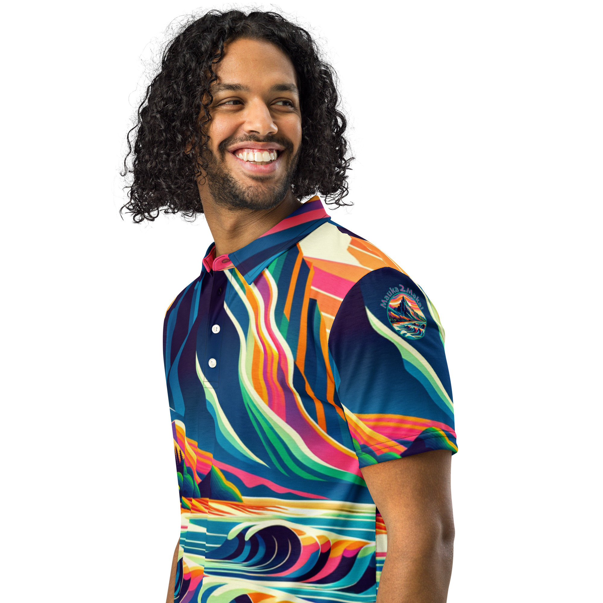 Mauka 2 Makai Men’s Slim Fit Polo - Image 4