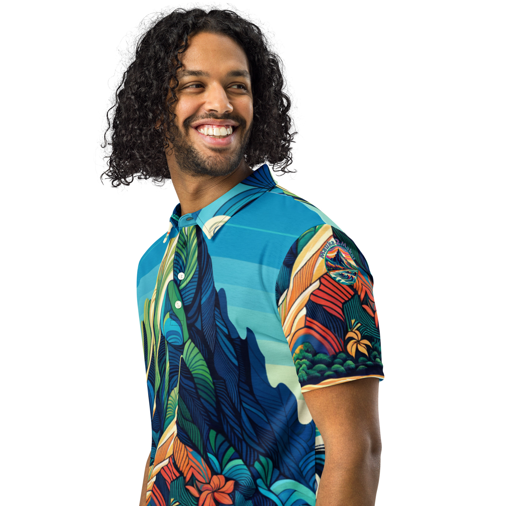 Mauka 2 Makai Men’s Slim Fit Polo