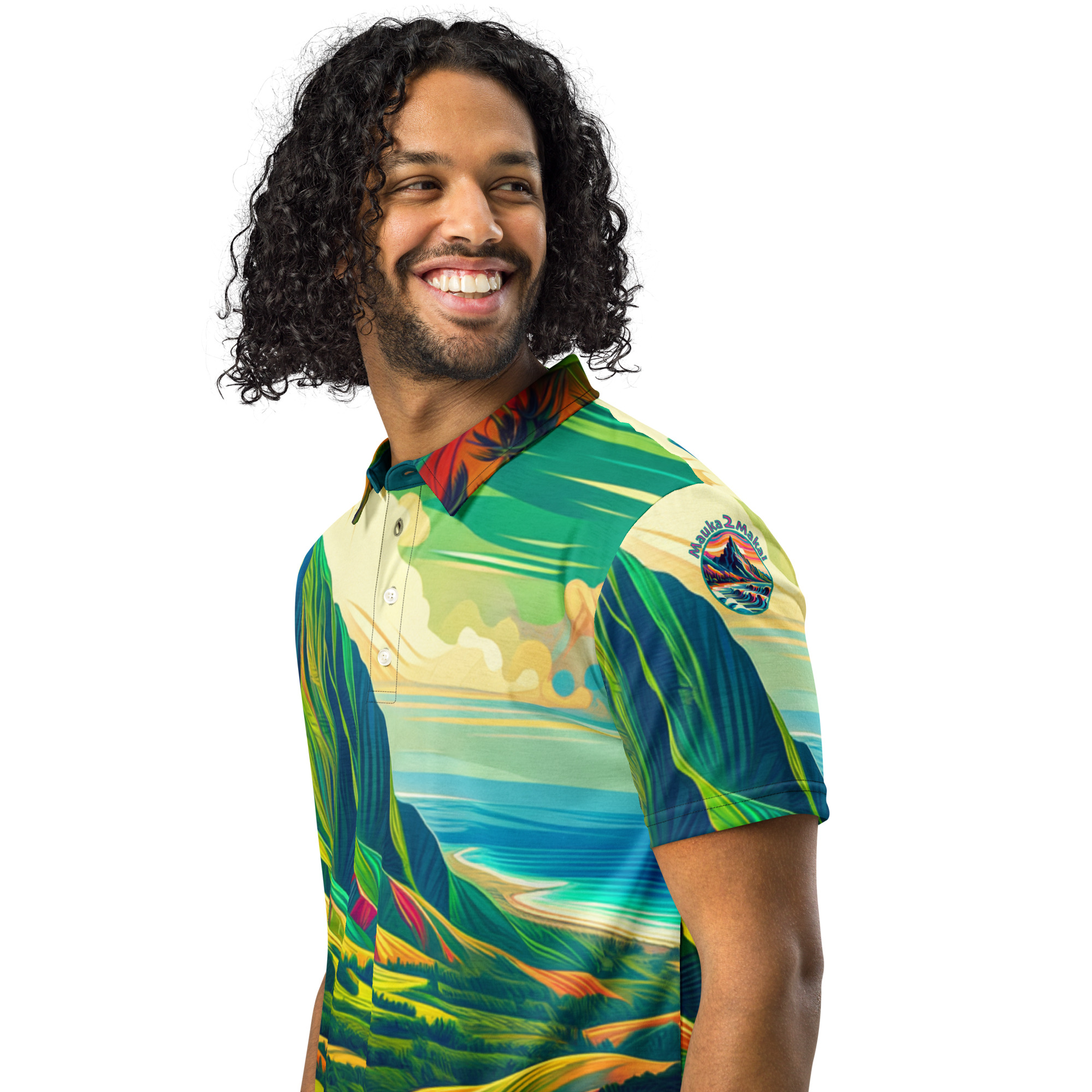 Mauka 2 Makai Men’s Slim Fit Polo - Image 4