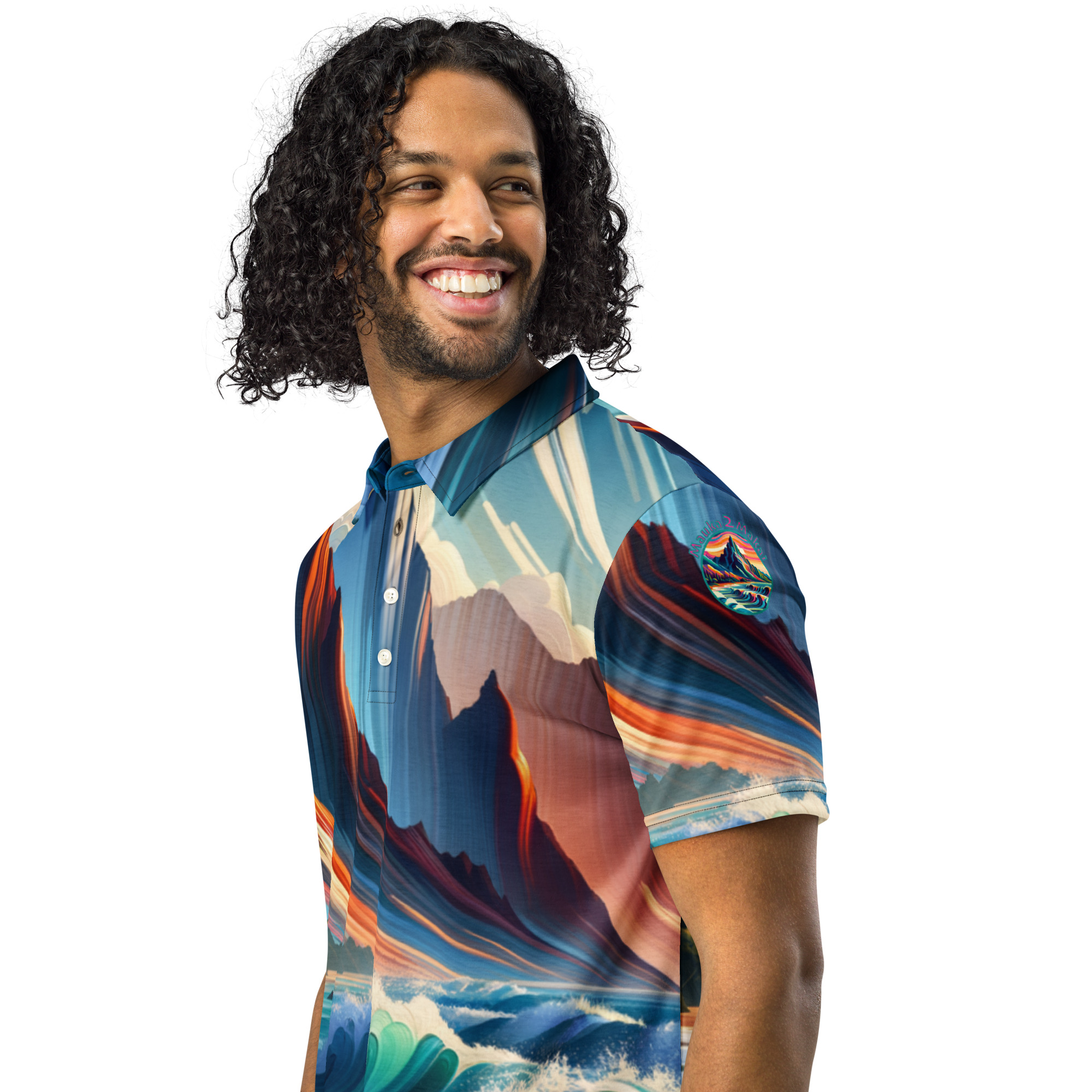 Mauka 2 Makai Men’s Slim Fit Polo