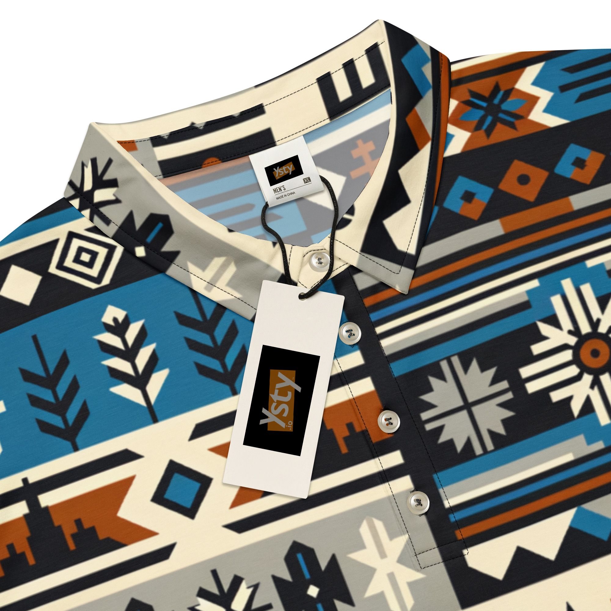 Silver City 2 Men’s Slim Fit Polo - Image 2