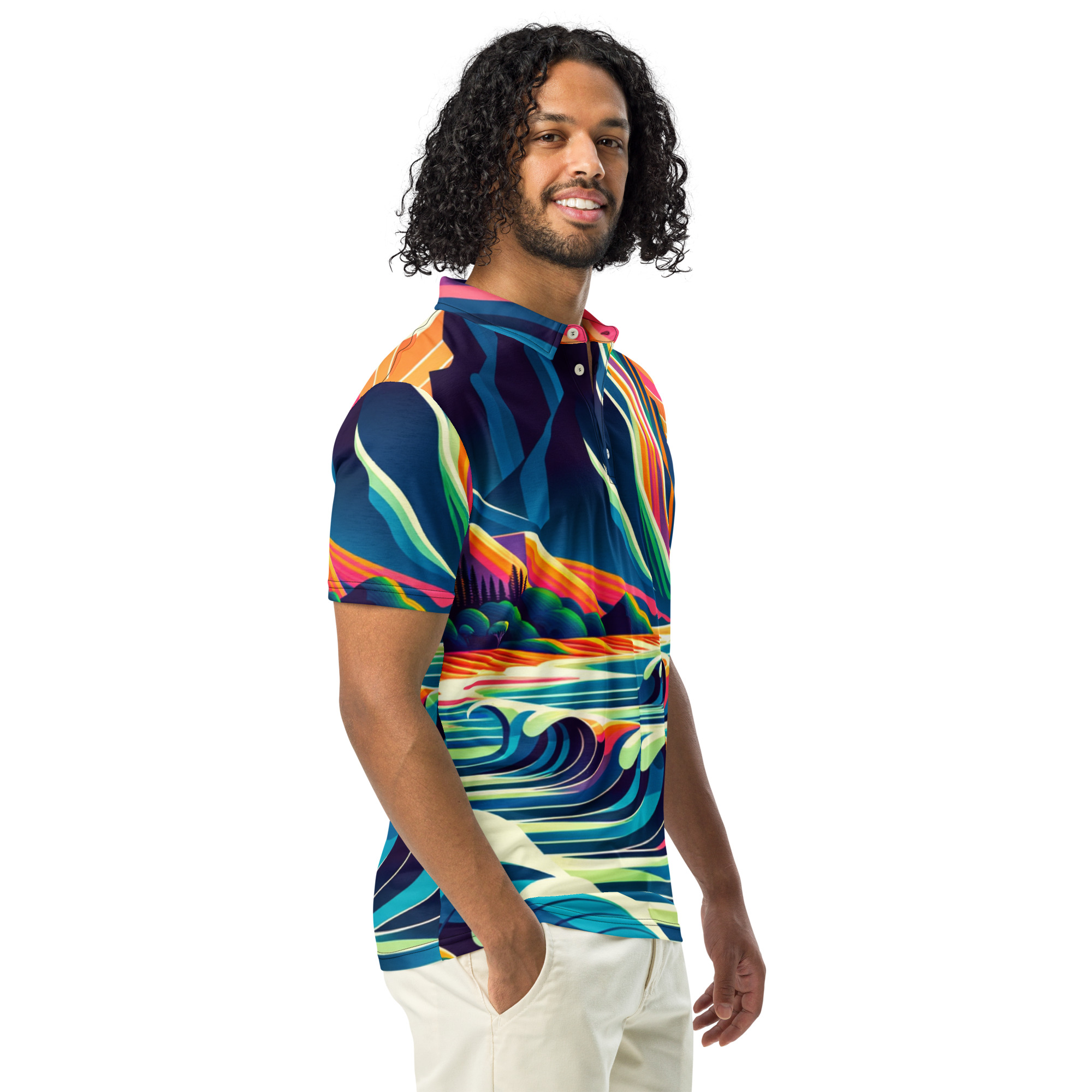 Mauka 2 Makai Men’s Slim Fit Polo - Image 3