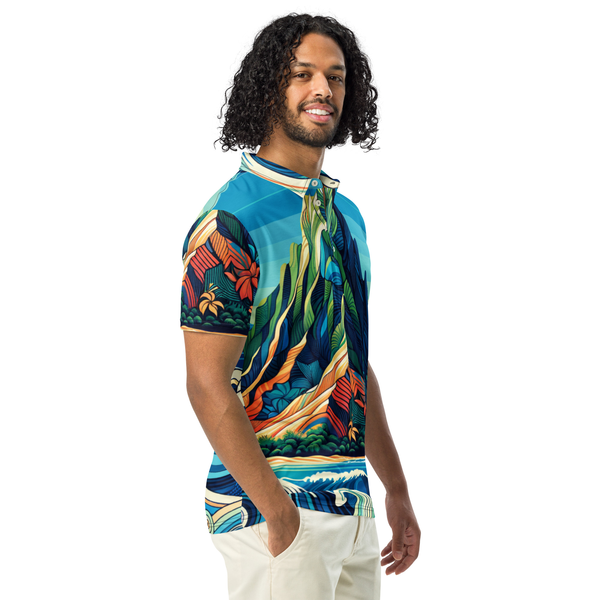 Mauka 2 Makai Men’s Slim Fit Polo - Image 3