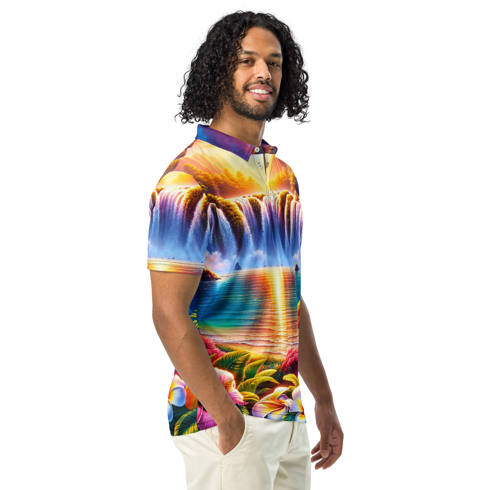 Mauka 2 Makai Men’s Slim Fit Polo - Image 3