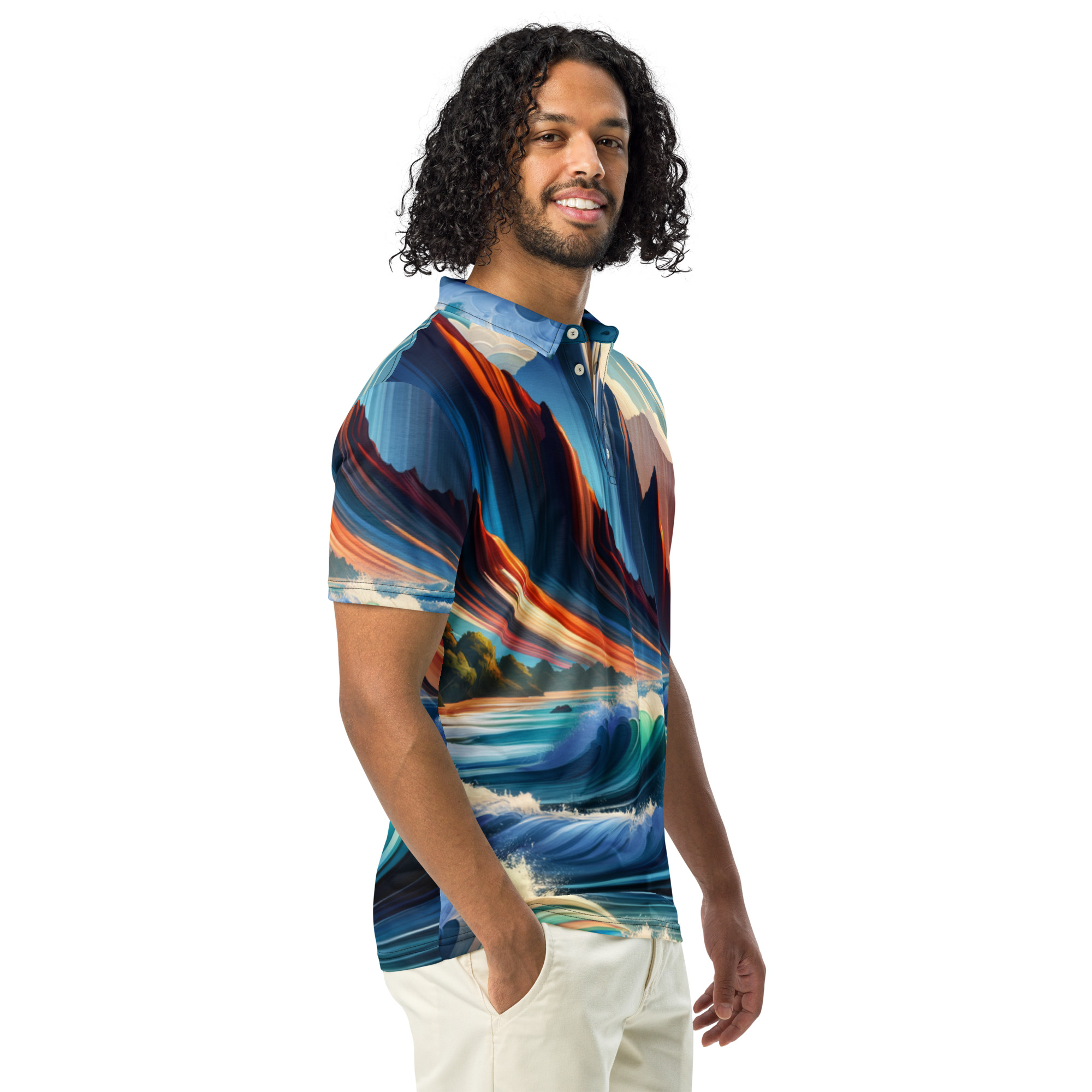Mauka 2 Makai Men’s Slim Fit Polo - Image 4