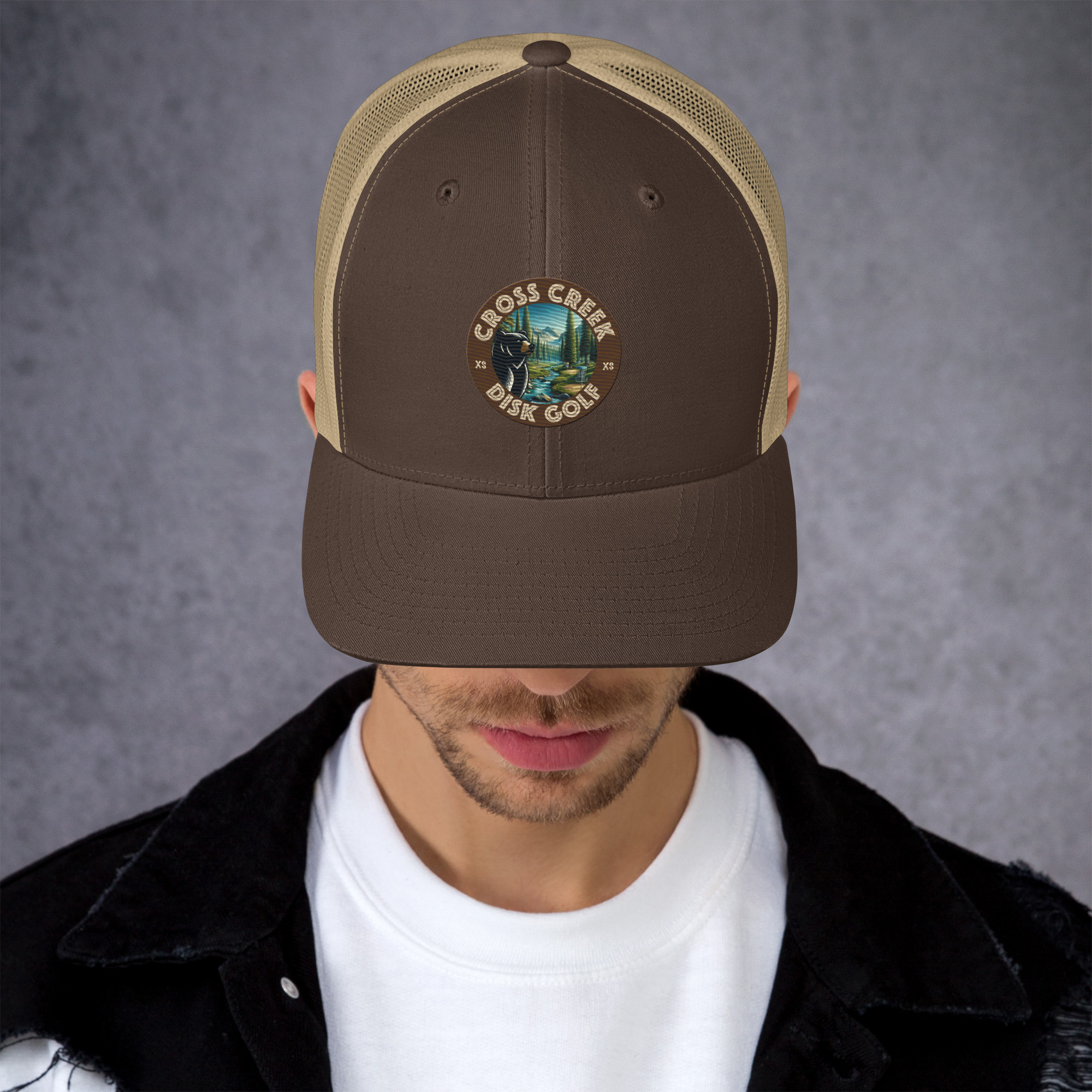 Cross Creek Disk Golf Trucker Cap All Color Embroidery - Image 11