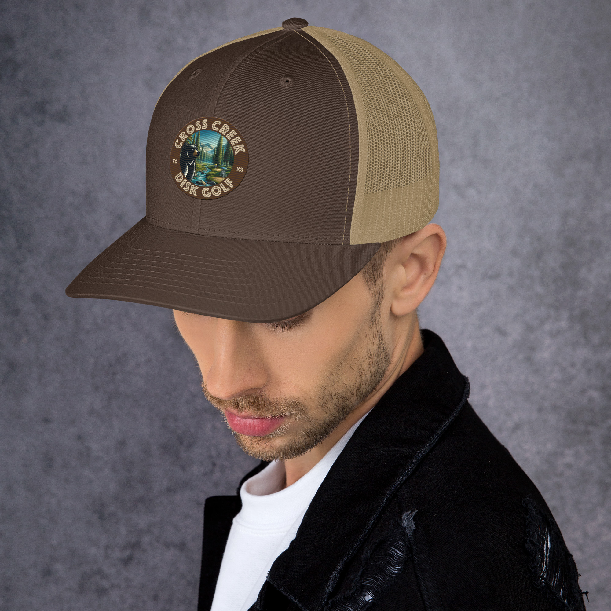 Cross Creek Disk Golf Trucker Cap All Color Embroidery - Image 12