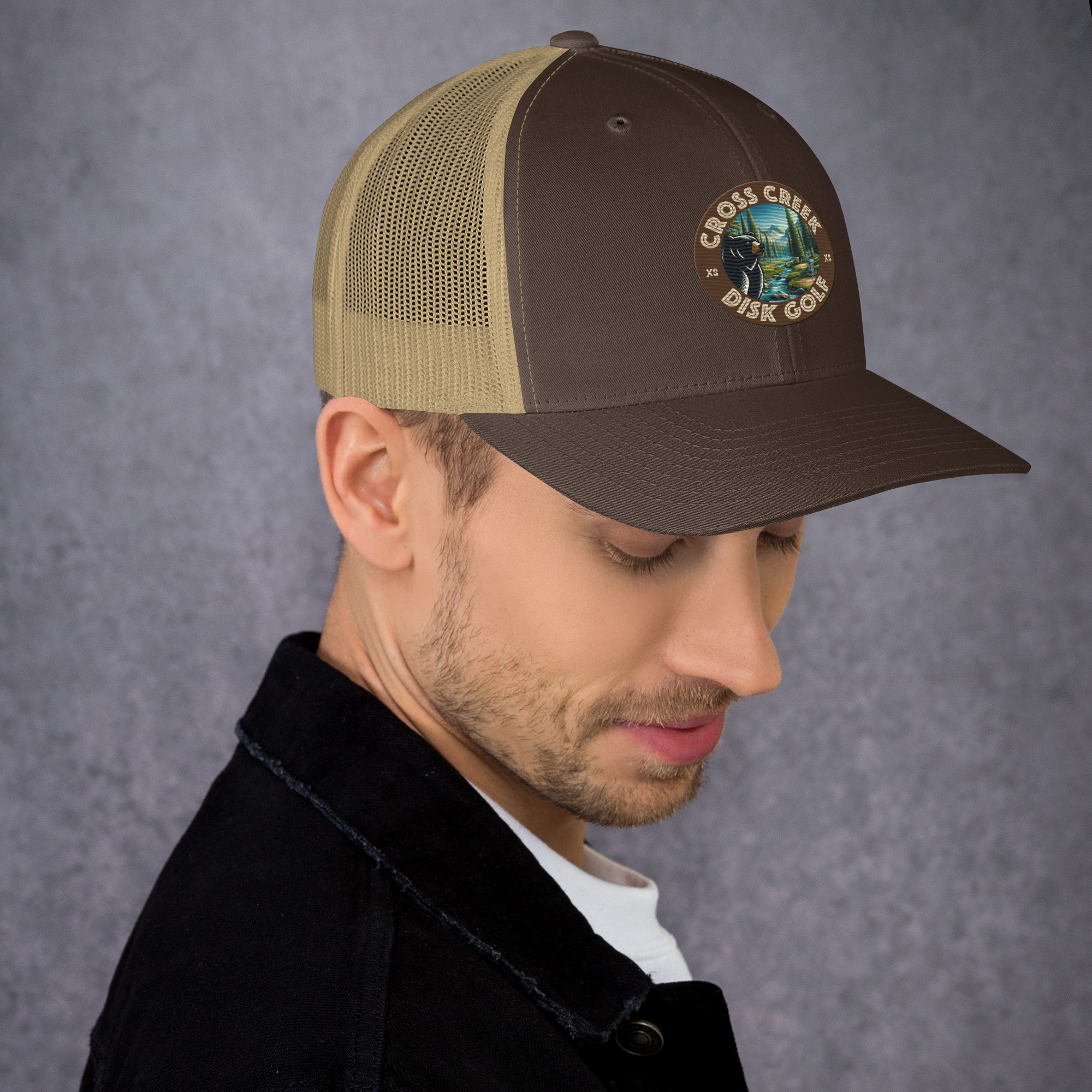 Cross Creek Disk Golf Trucker Cap All Color Embroidery - Image 13