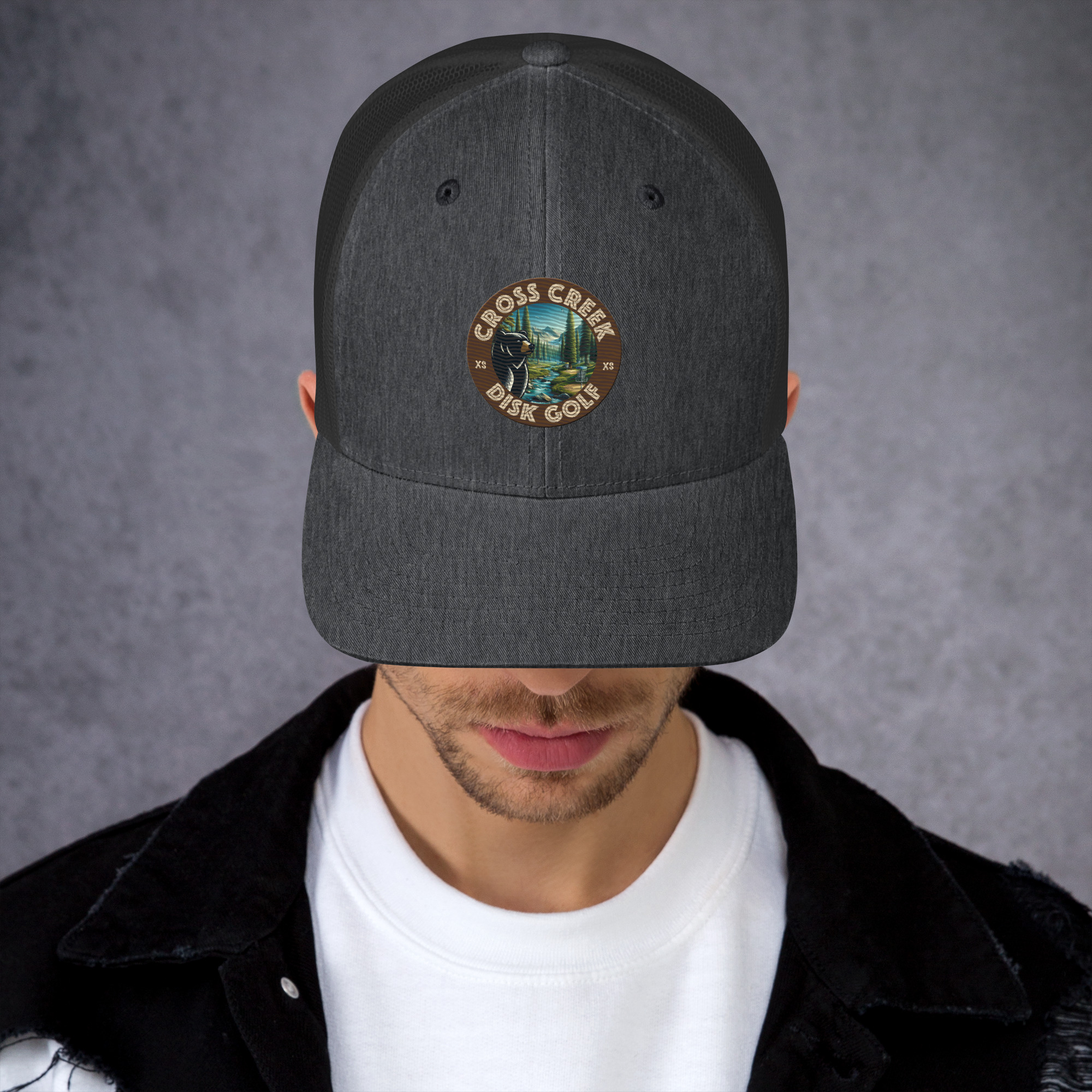 Cross Creek Disk Golf Trucker Cap All Color Embroidery - Image 14