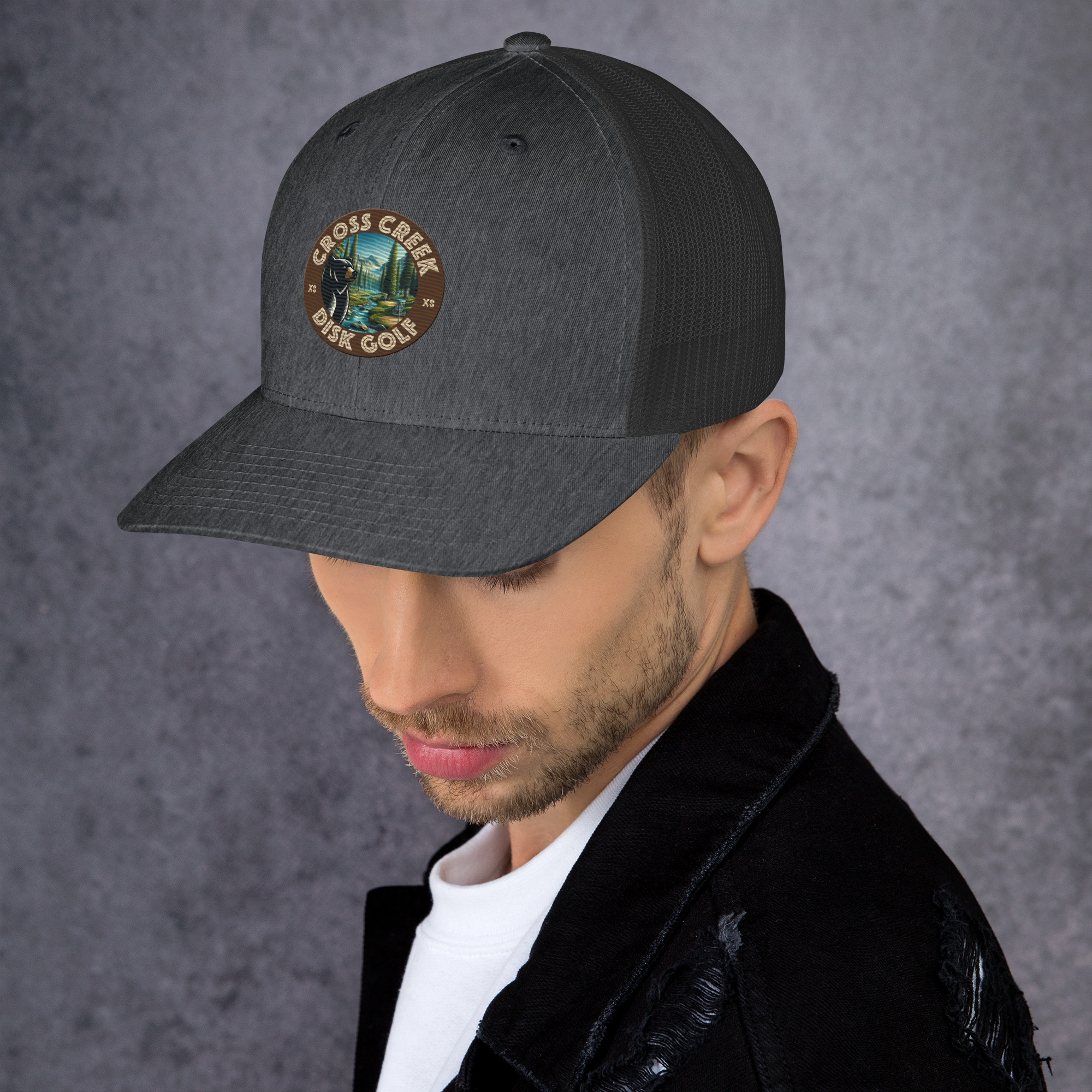 Cross Creek Disk Golf Trucker Cap All Color Embroidery