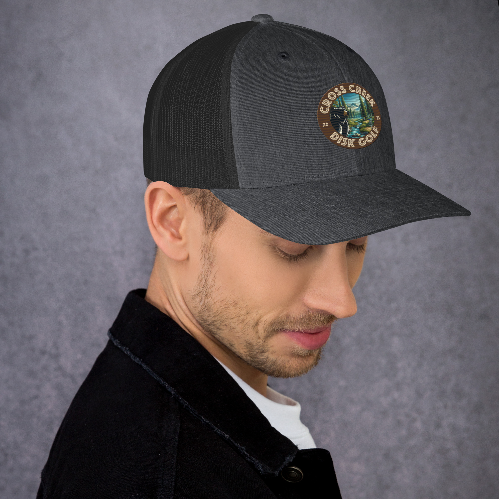 Cross Creek Disk Golf Trucker Cap All Color Embroidery - Image 15