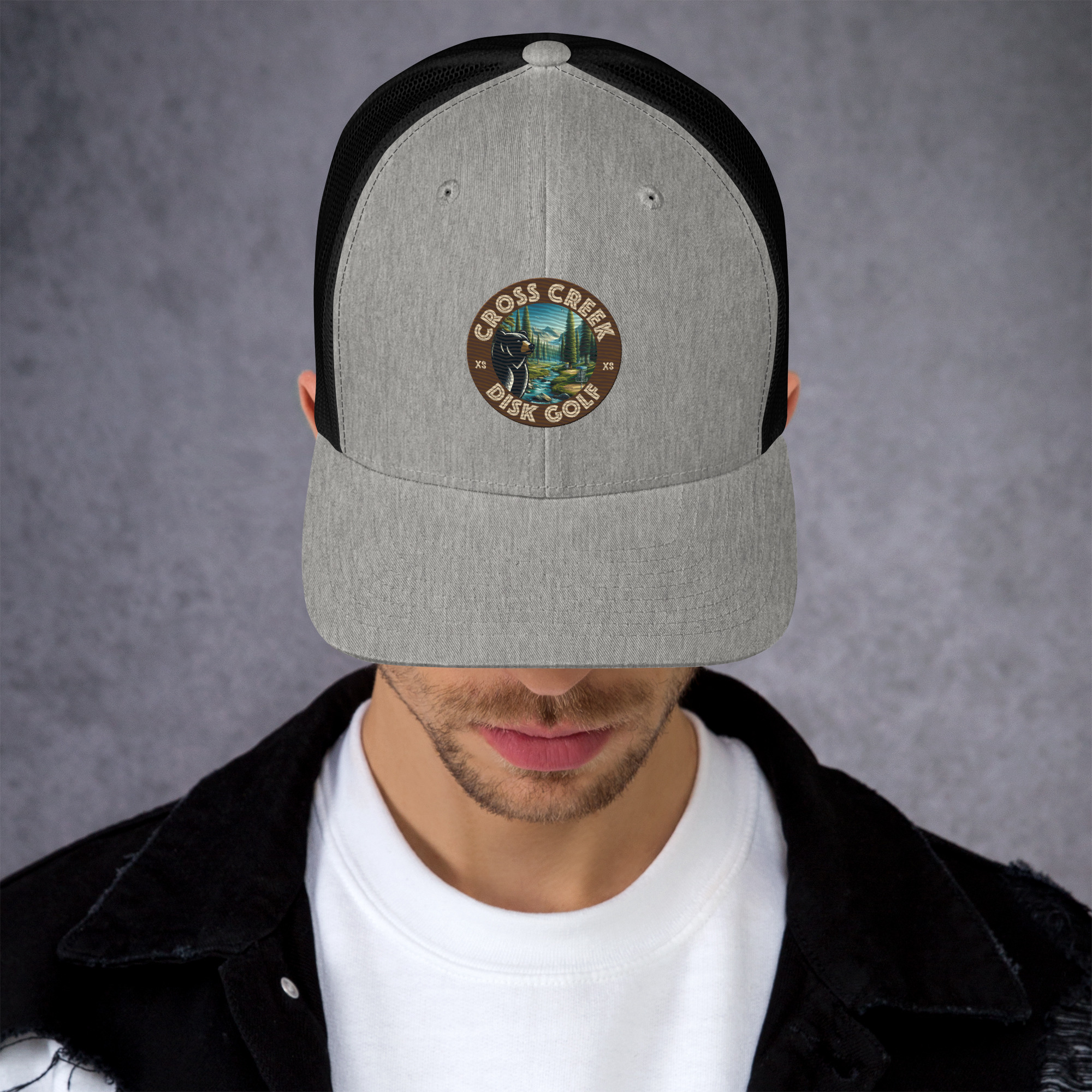 Cross Creek Disk Golf Trucker Cap All Color Embroidery - Image 19