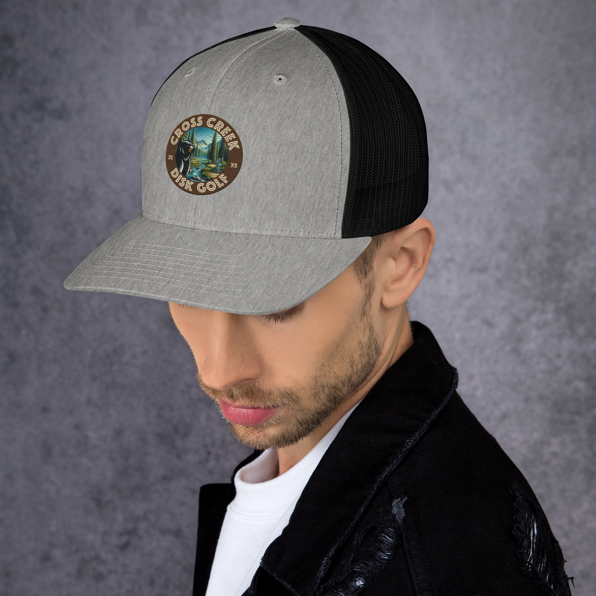 Cross Creek Disk Golf Trucker Cap All Color Embroidery - Image 20