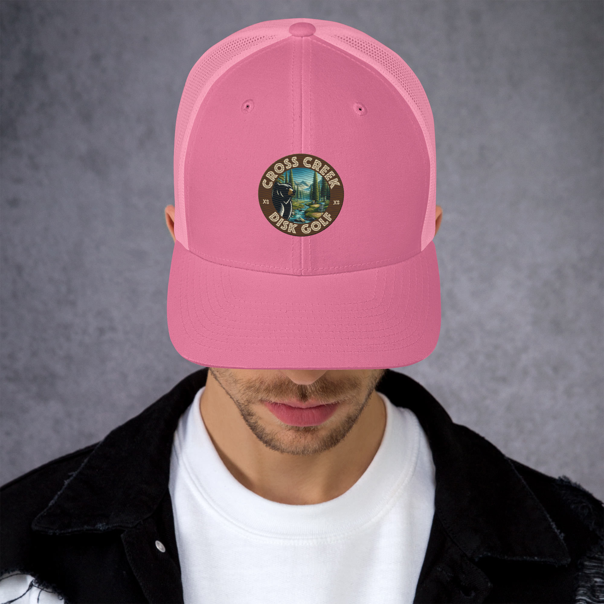 Cross Creek Disk Golf Trucker Cap All Color Embroidery - Image 16