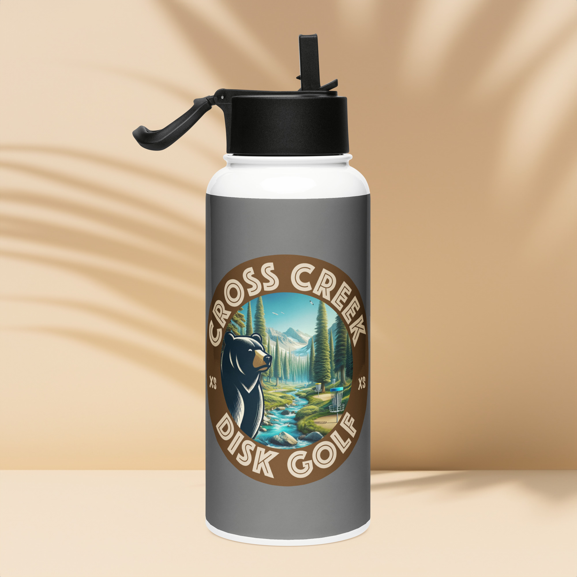 Cross Creek Disk Golf Stainless Steel Water Bottle - Image 2